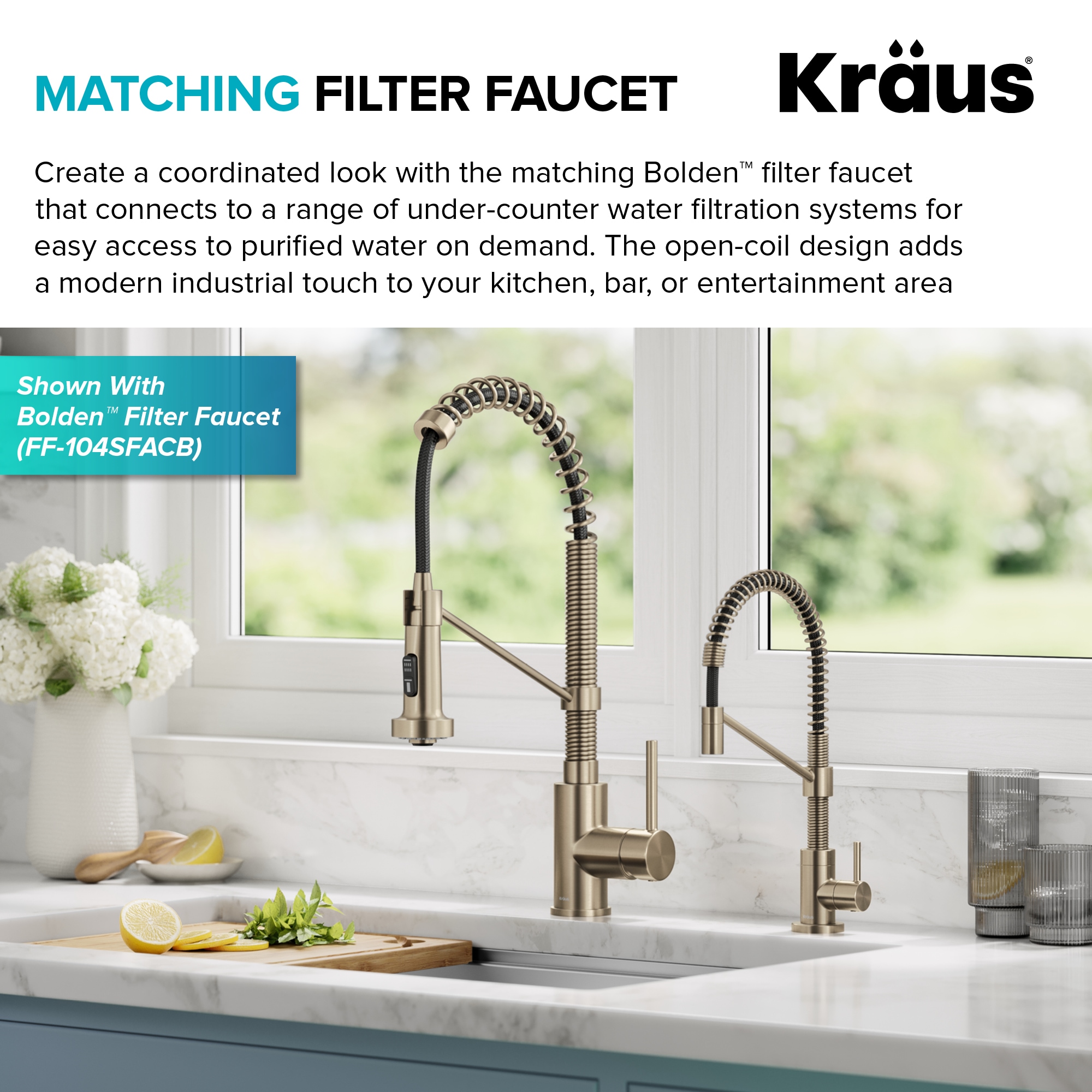 Kraus KPF-1610SFACB Kitchen-Faucets - View #15