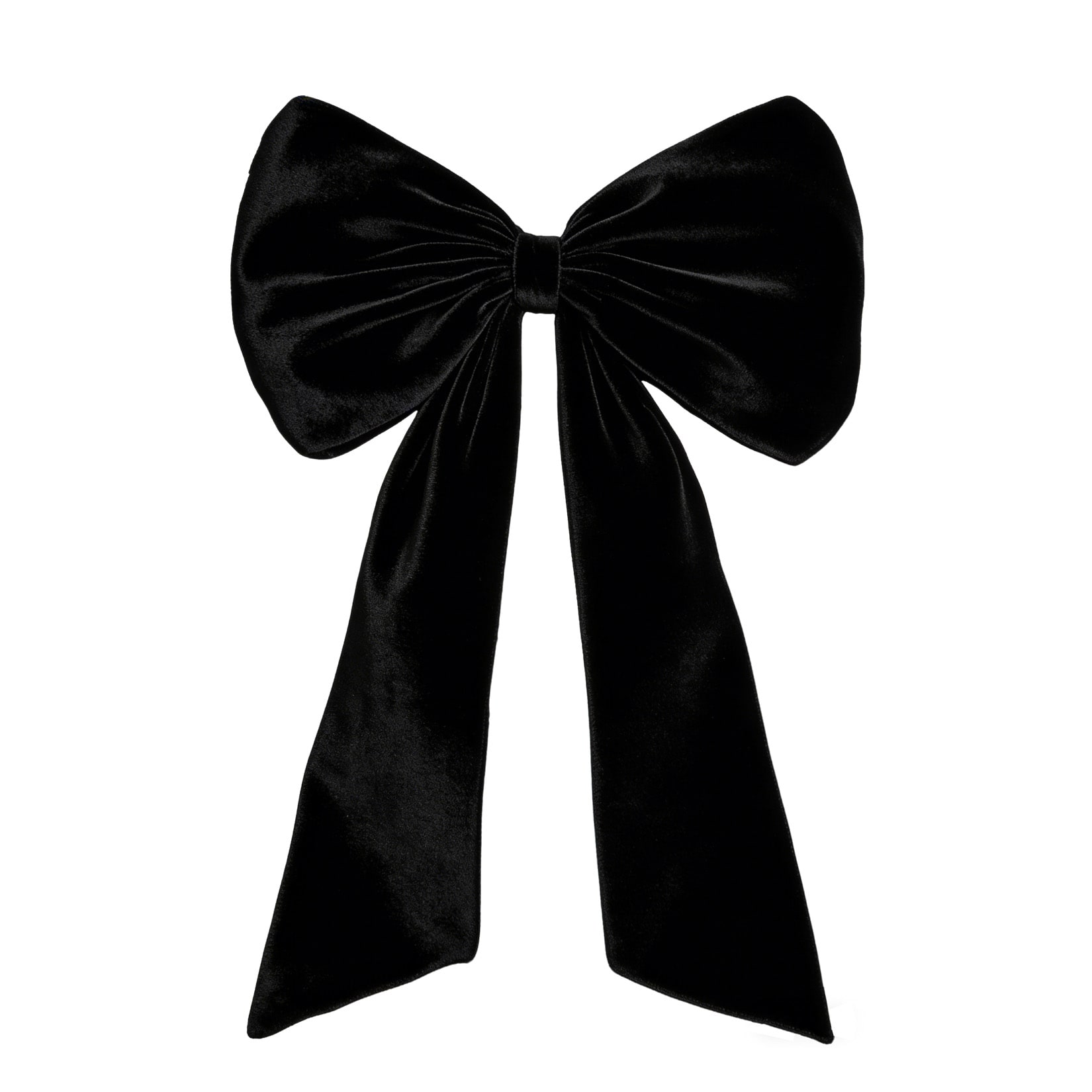 Garvee - Giant Velvet Bow 40x24 Inch Oversized Ribbon Tie for Coquette Room Decor Large Black Wal...
