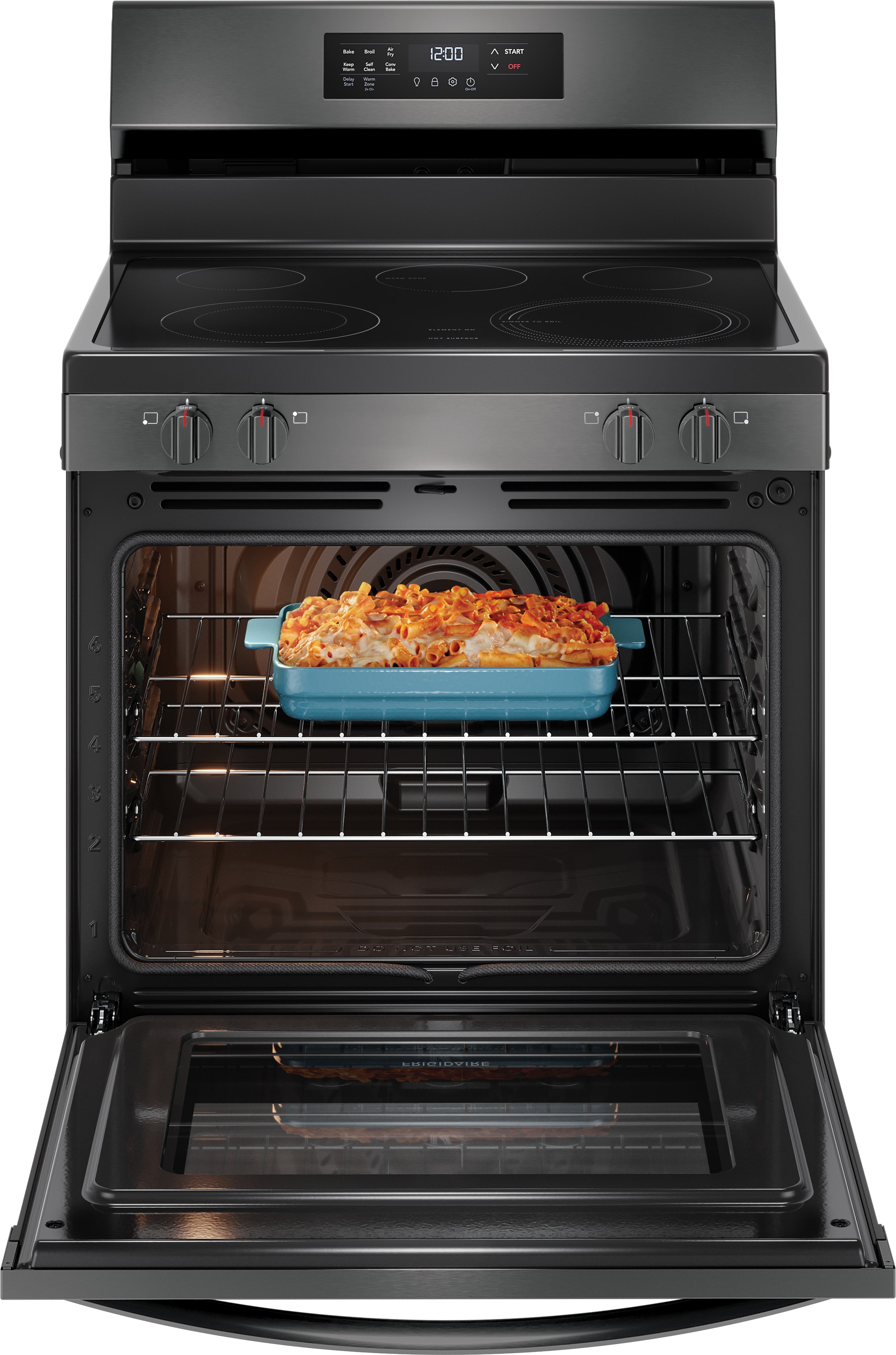 frigidaire oven black stainless steel