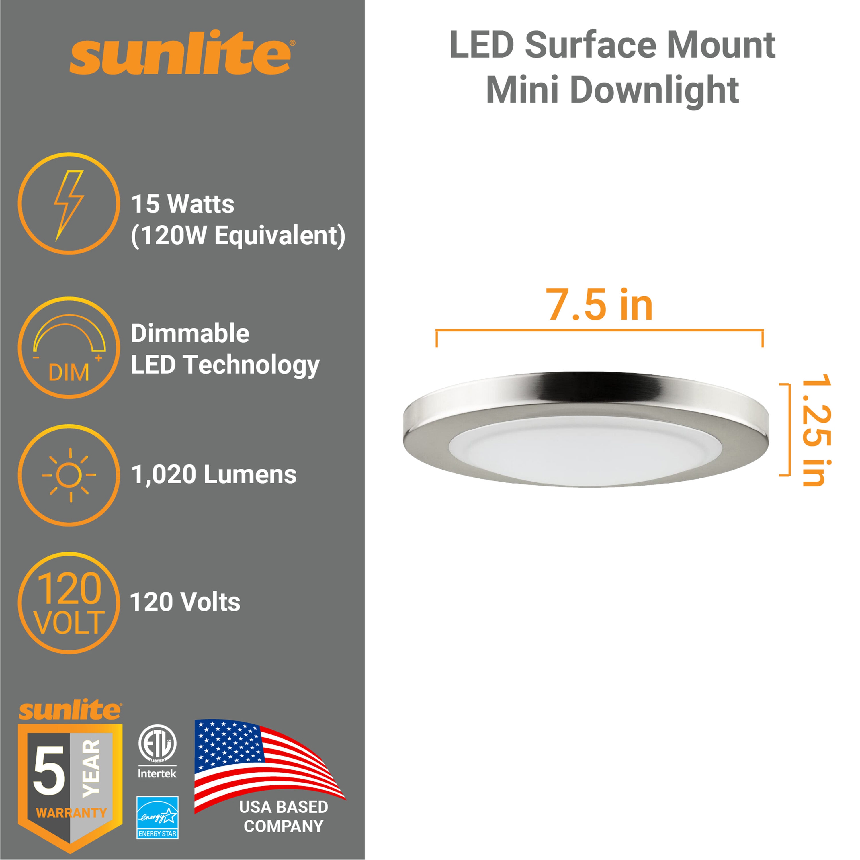 Sunlite LW07318 flushmounts - View #2