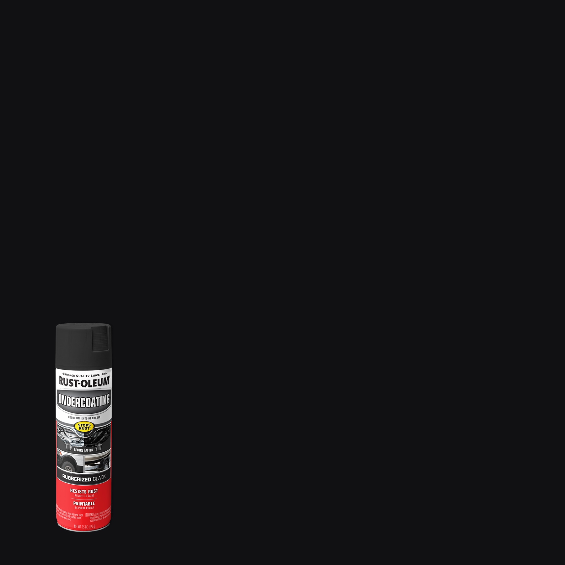Rust-Oleum Stops Rust Flat Black Textured Spray Paint (NET WT. 15-oz) in  the Spray Paint department at Lowes.com