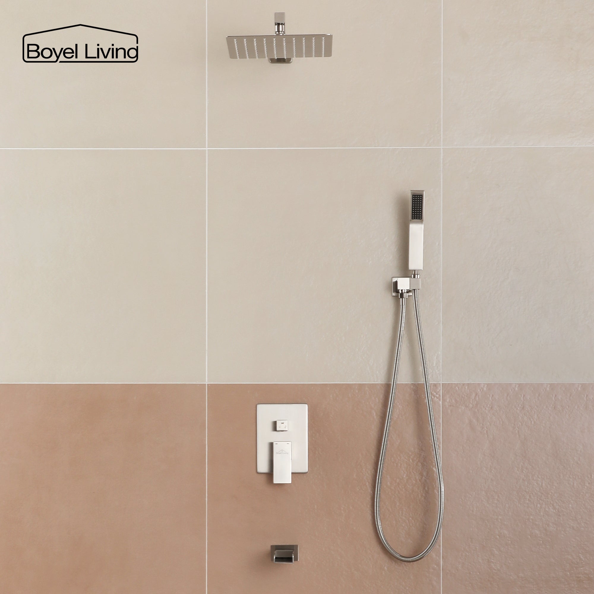 Boyel Living MS-A3807-10BN Showerhead-Bar-Panels - View #5