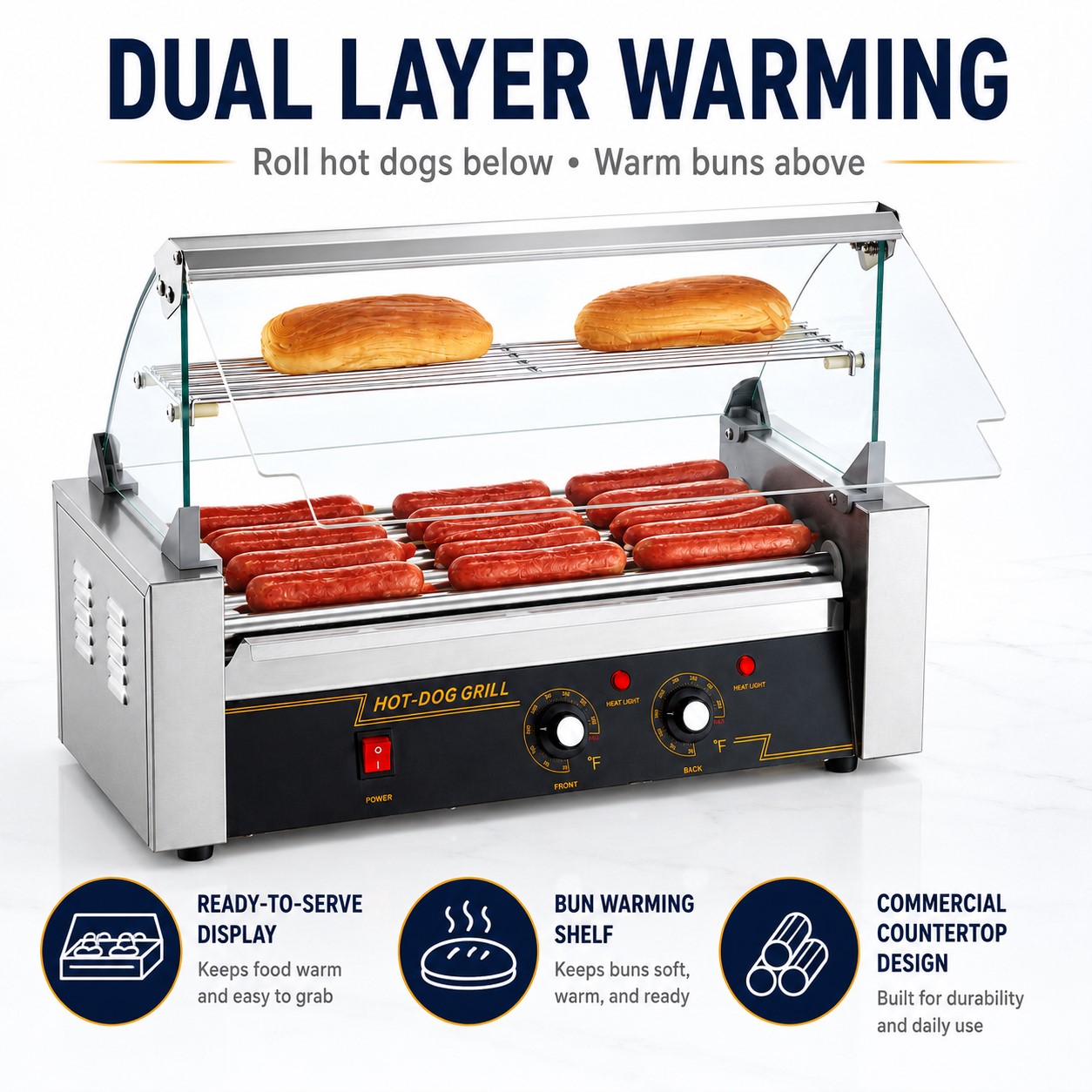 Anysun AS-PEG1M01033-K0 Hot-Dog-Cookers - View #3
