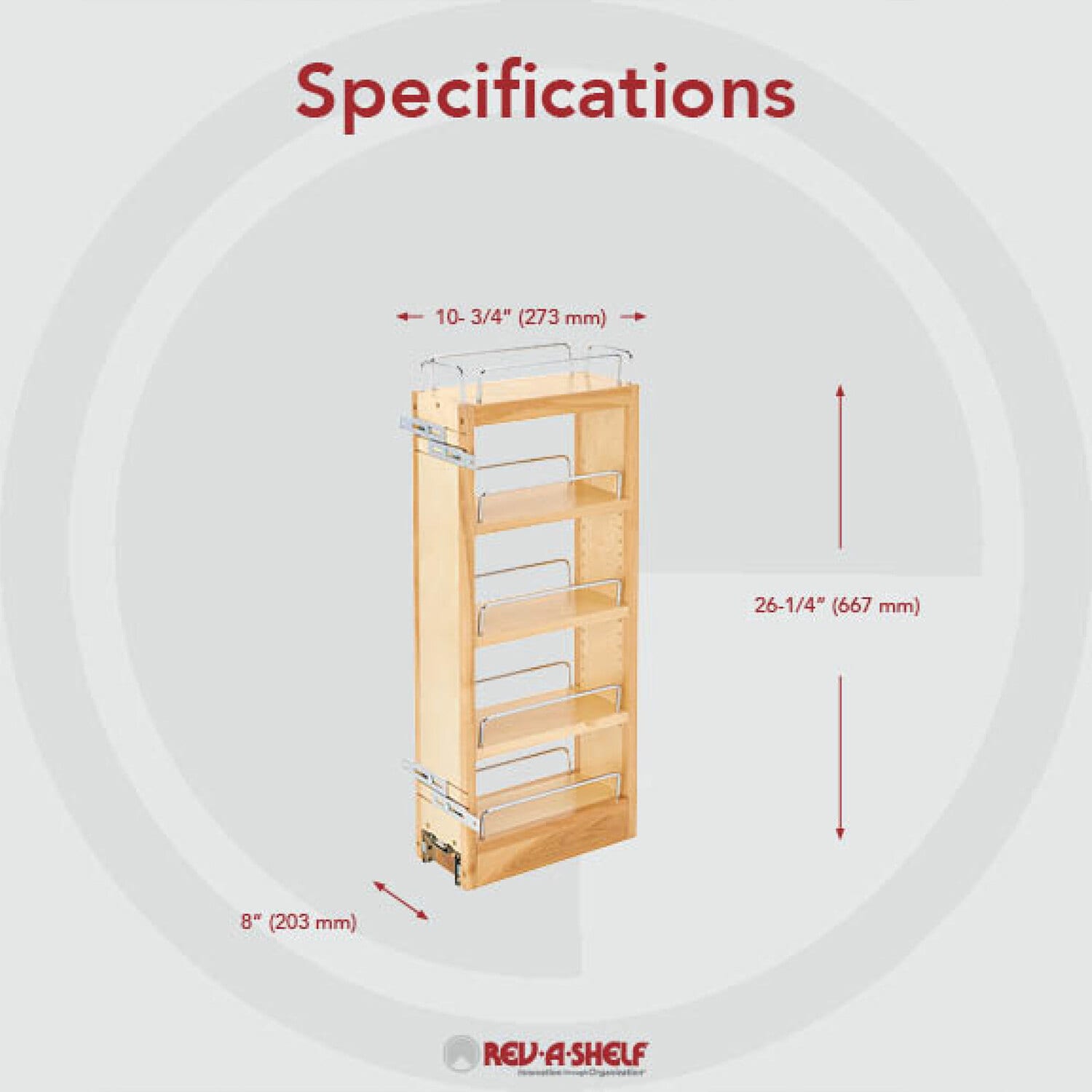 Rev-A-Shelf 152852 Pull-Out-Cabinet-Baskets - View #4