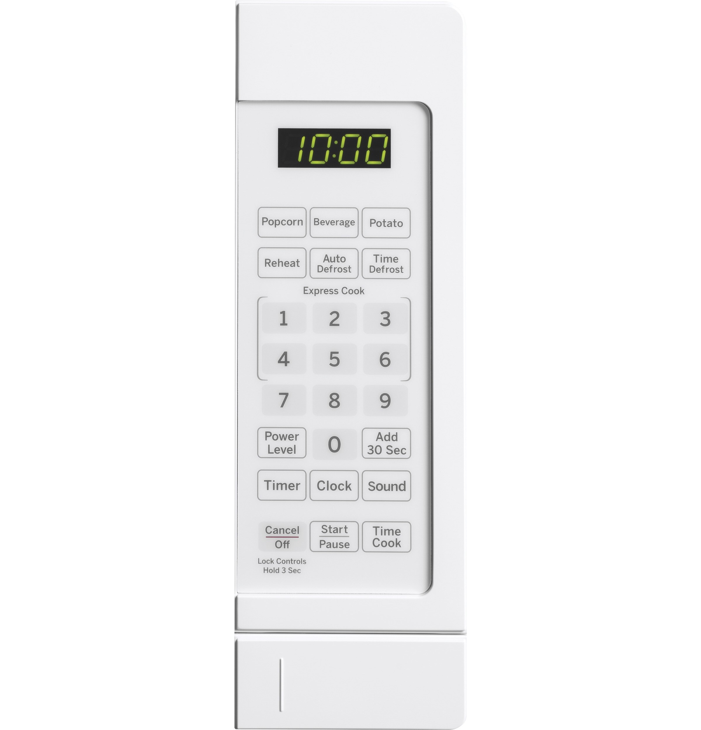 GE 0.7cu ft 700Watt Countertop Microwave (White) in the Countertop