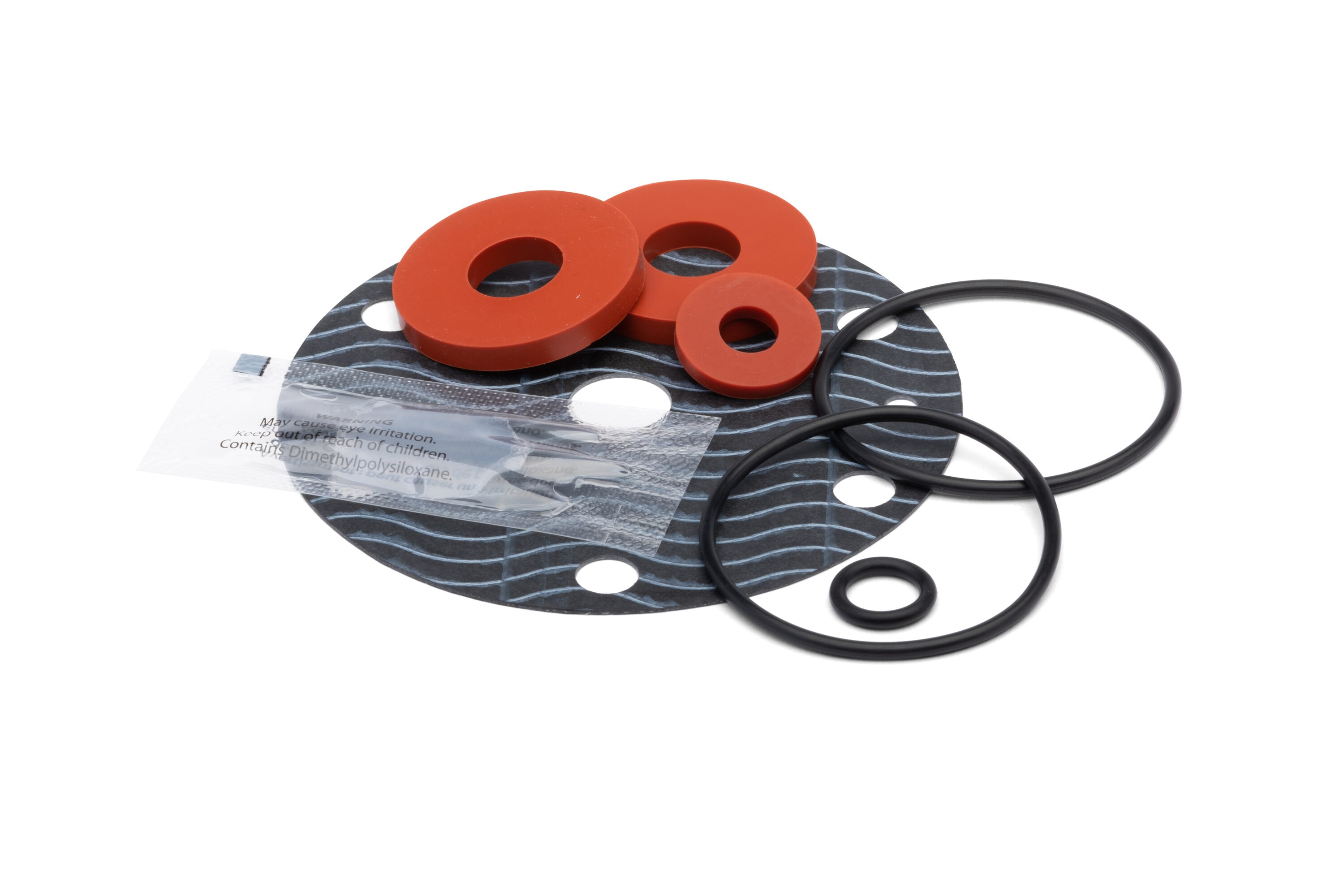 Zurn Wilkins RK34-975XLR 0.75-in Chrome Rubber Universal Fit Rubber Repair Kit for Fits Zurn and Sloan