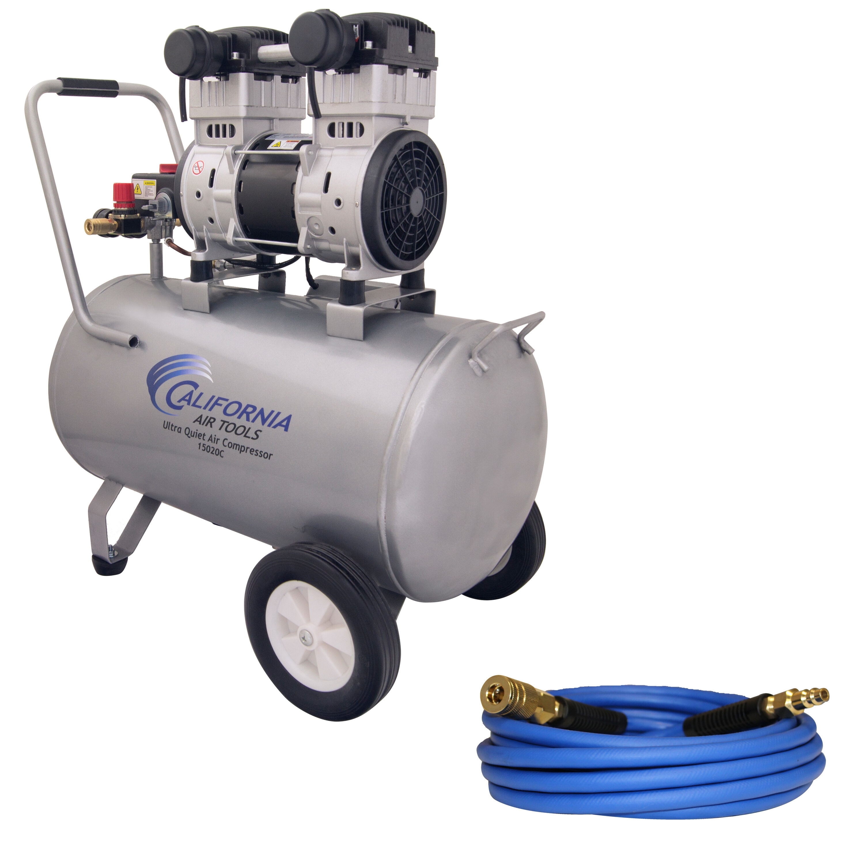 California Air Tools 15-Gallons Portable 130 Psi Horizontal Quiet Air  Compressor with Accessories in the Air Compressors department at