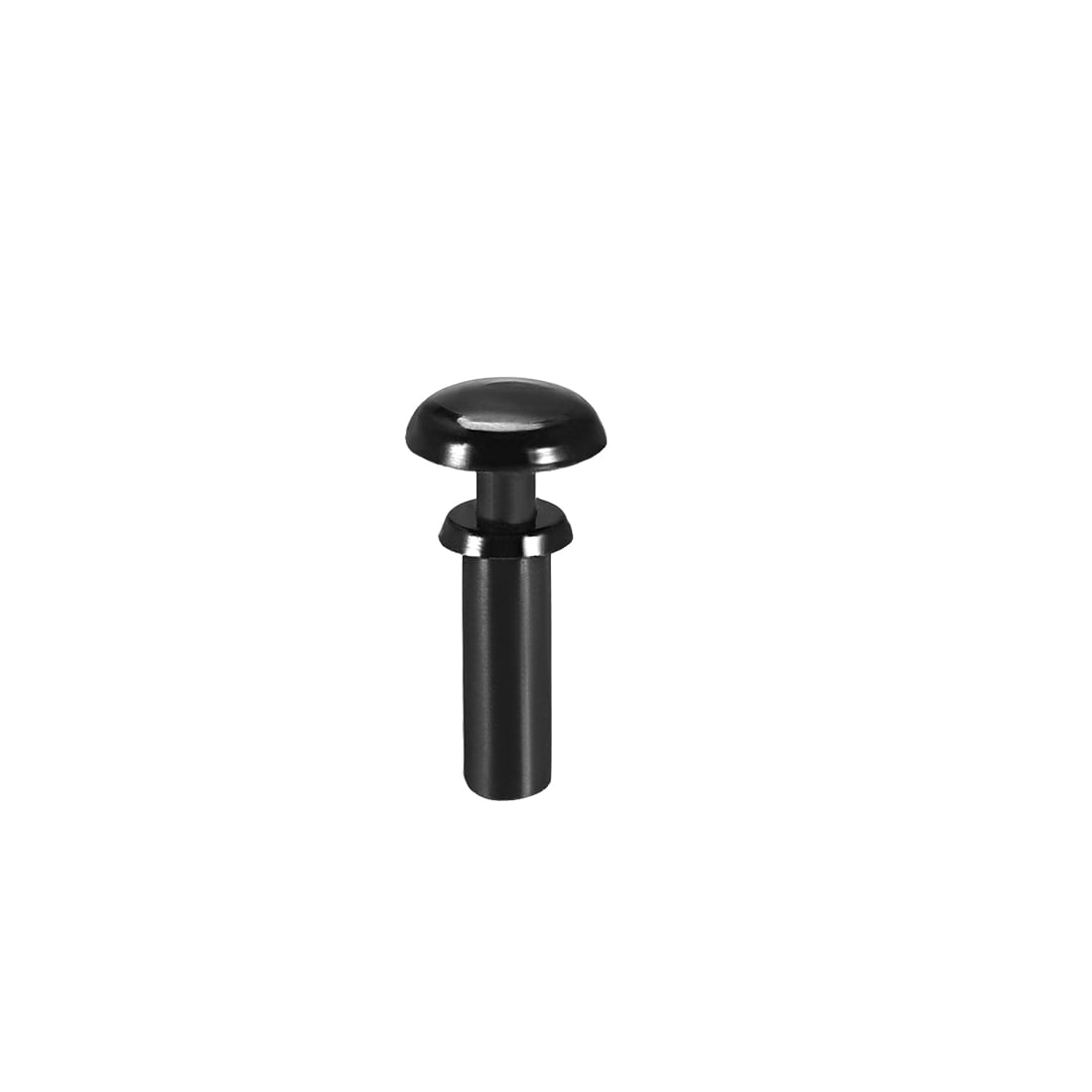 Unique Bargains Push Clip Rivet 2mm x 5.6mm PCB Circuit Panel Nylon Fastener Black 50pcs #S26052901UX6061