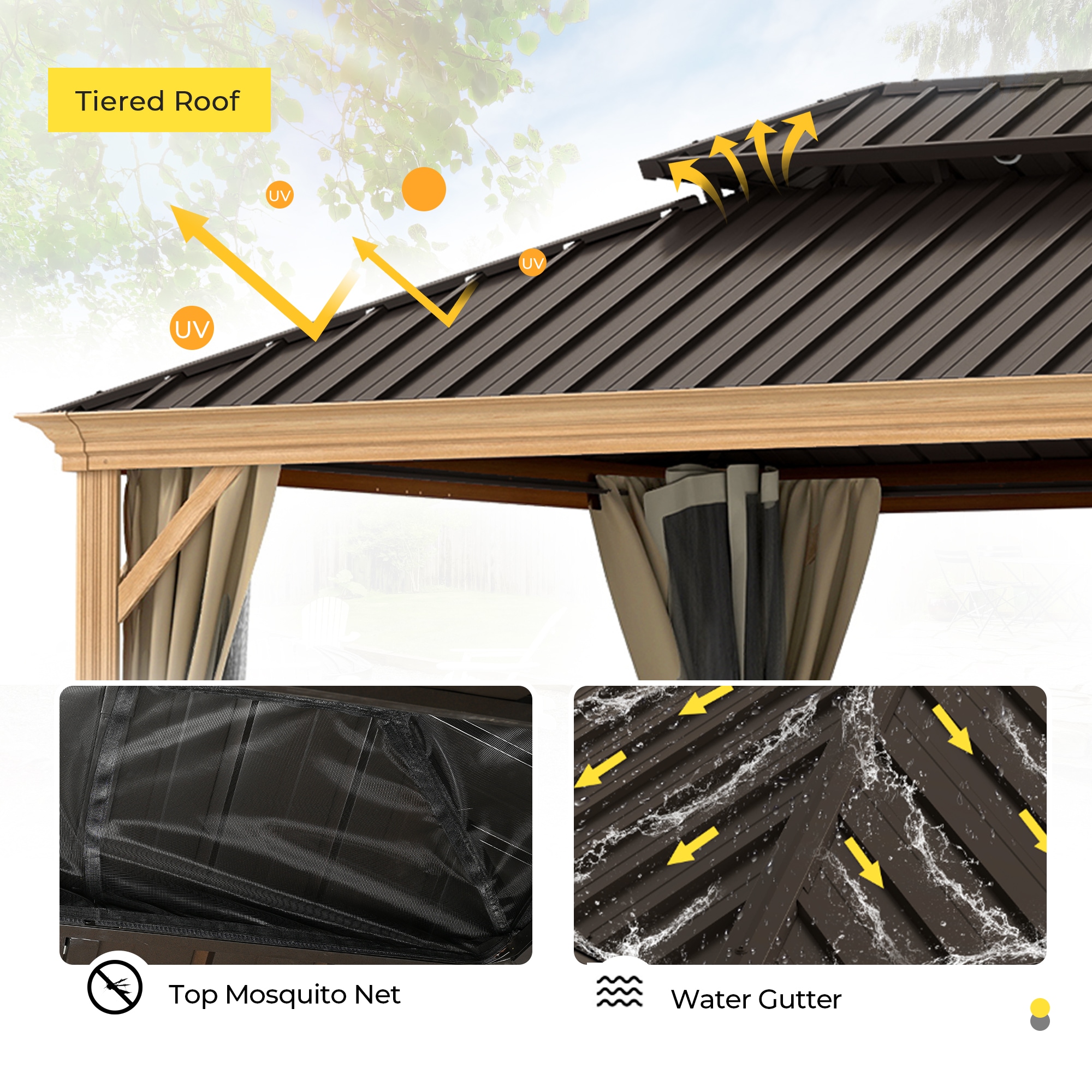  CP-ZPTPSR1216-M-WL2 Wood-Resin-Gazebos - View #5