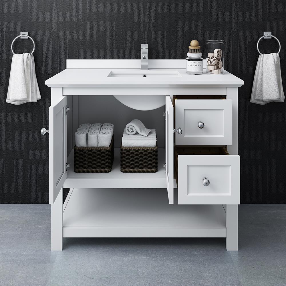 Fresca FCB2340WH-CWH-U Bath-Vanity-Combo - View #4