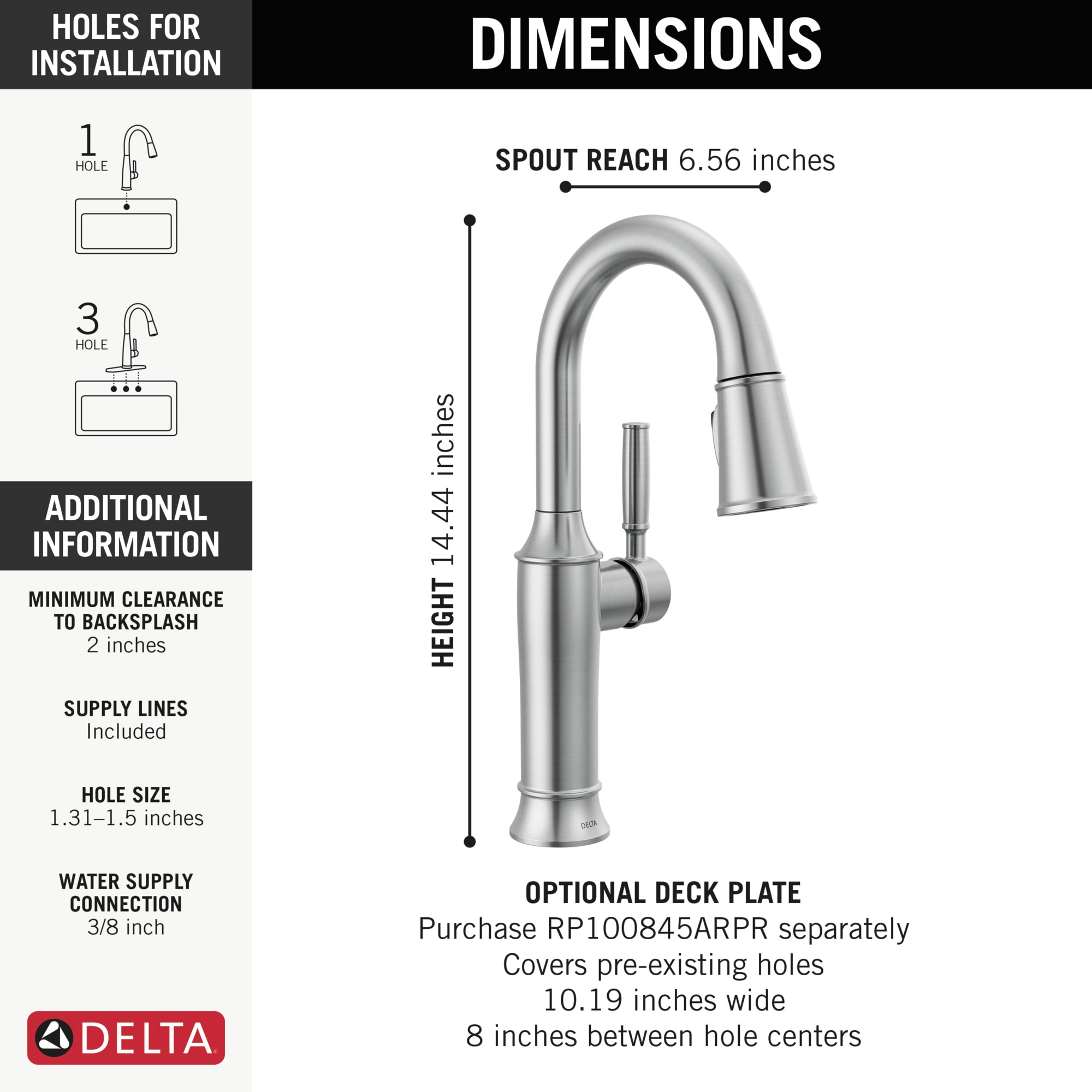 Delta 9984-AR-PR-DST Kitchen-Faucets - View #5
