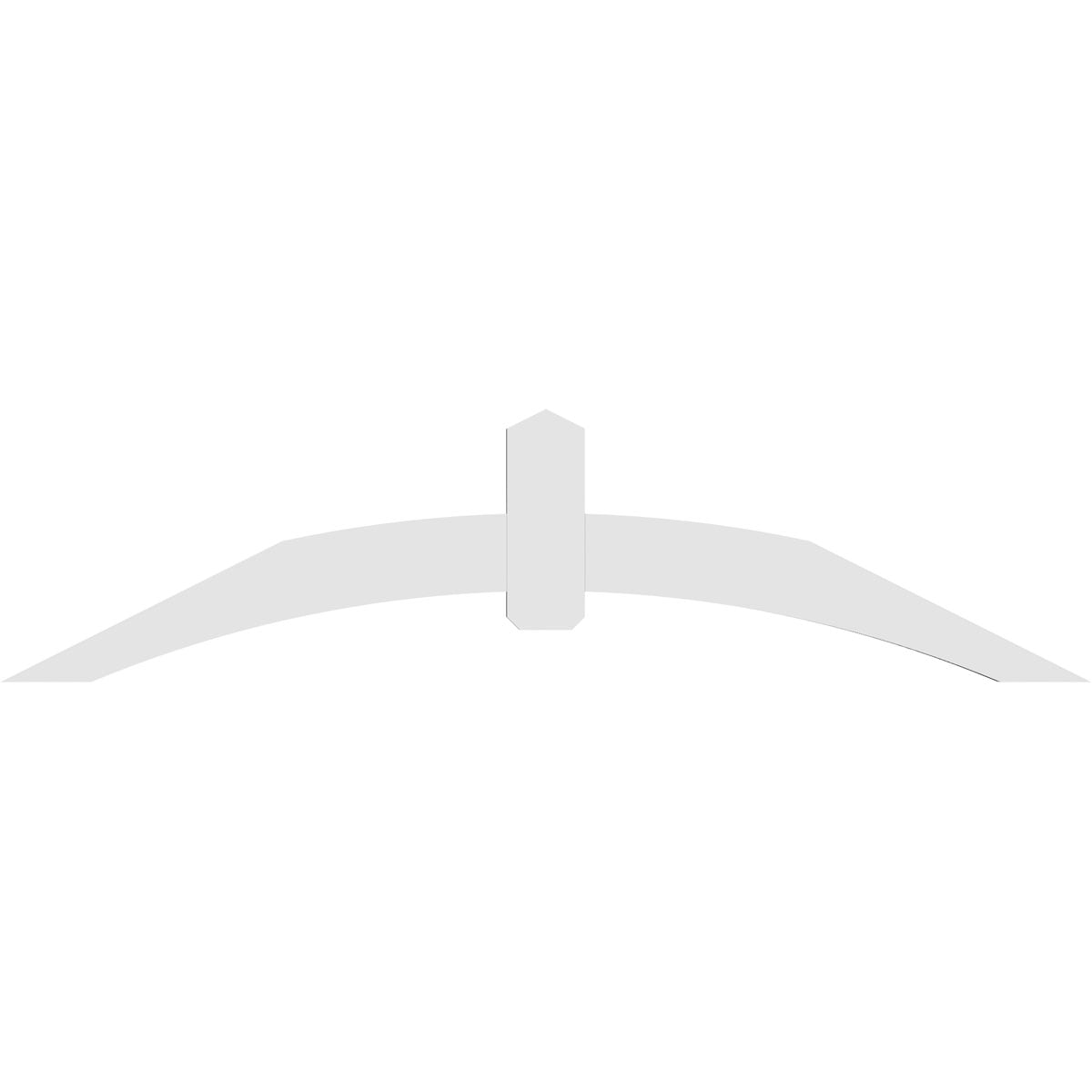 Ekena Millwork GBP084X21X0206ARC00 Exterior-Brackets-Braces - View #4