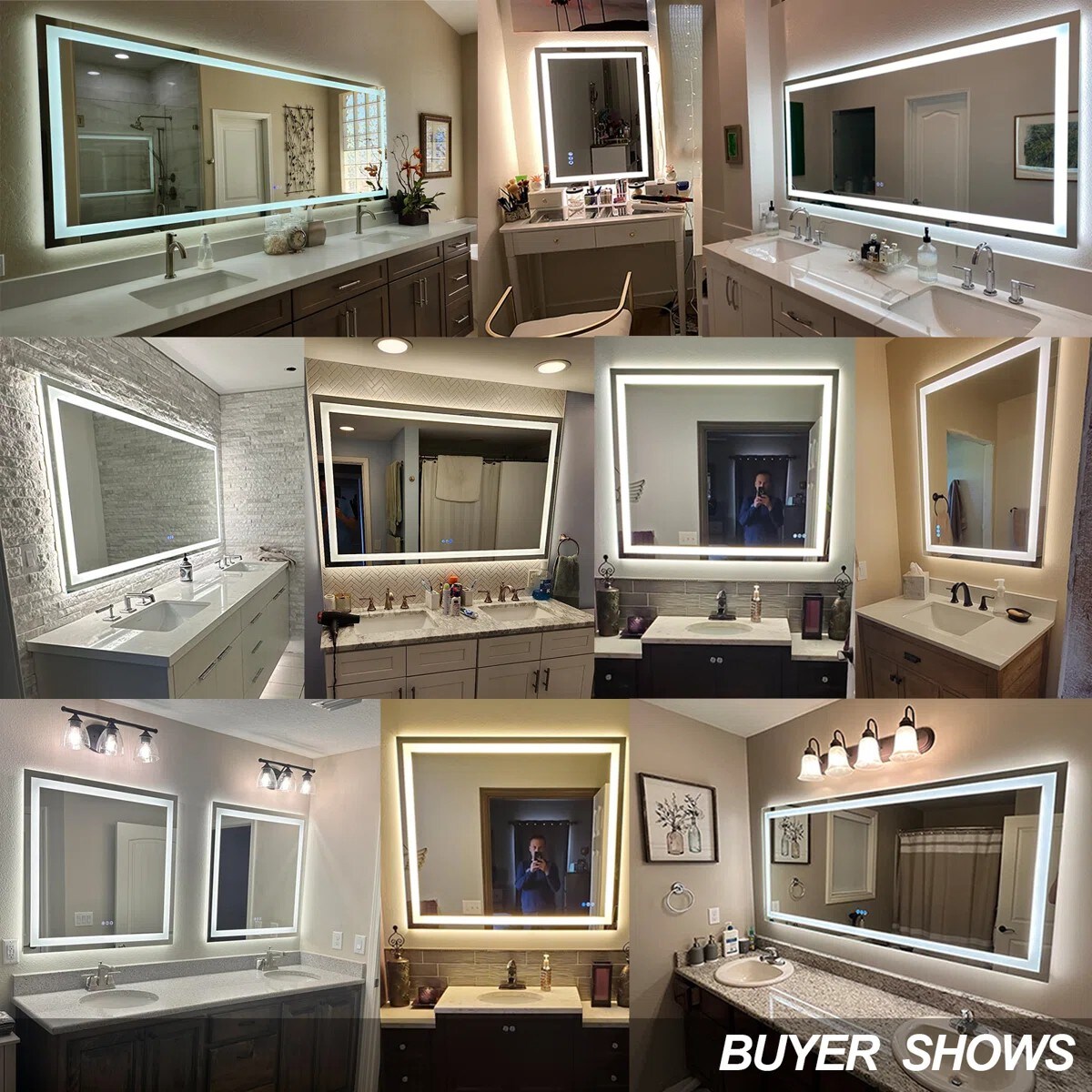 Blisstyle RJPBURWVZ Framed-Bath-Mirrors - View #11