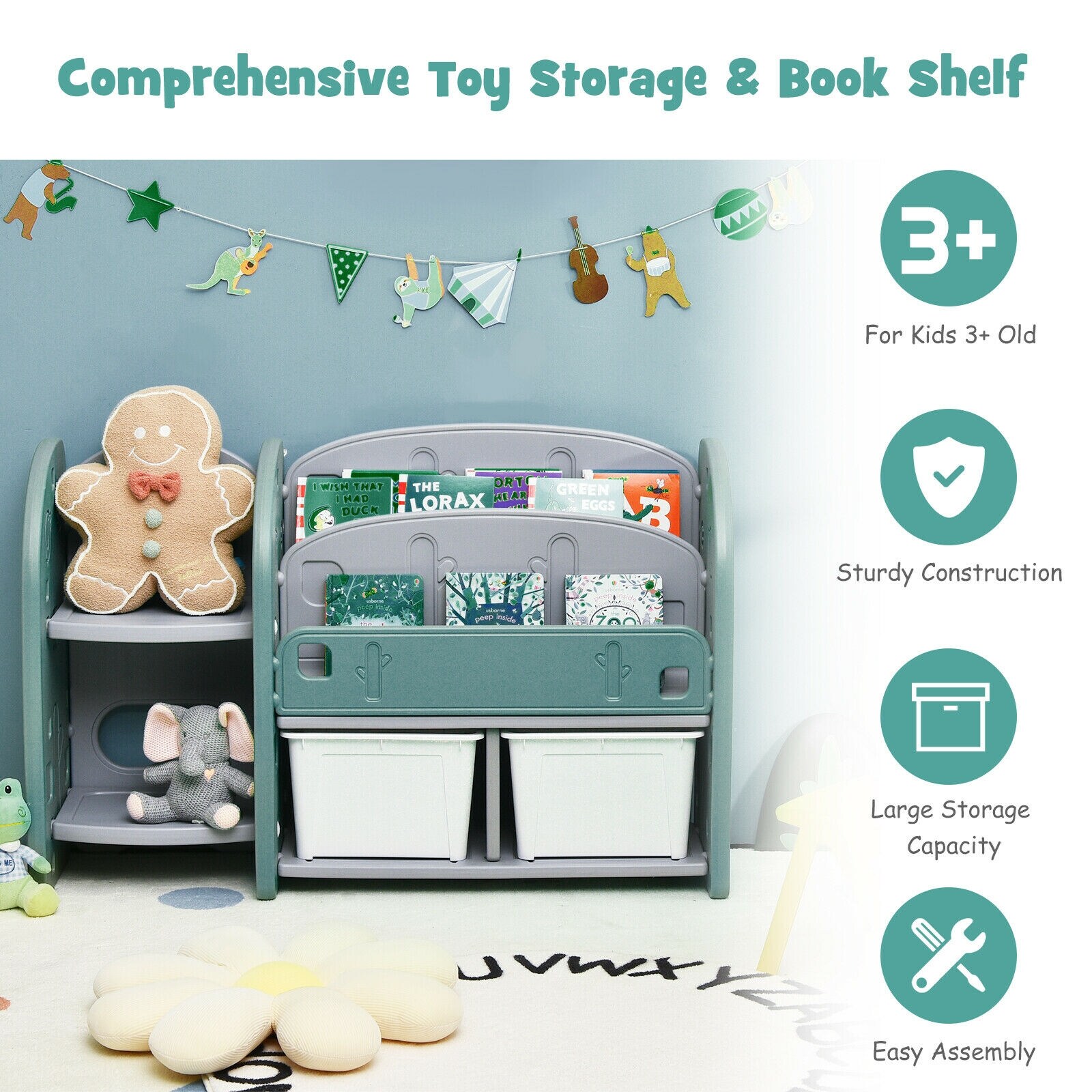 Fenbeli QLLSFENH891 Kids-Bookcases - View #6