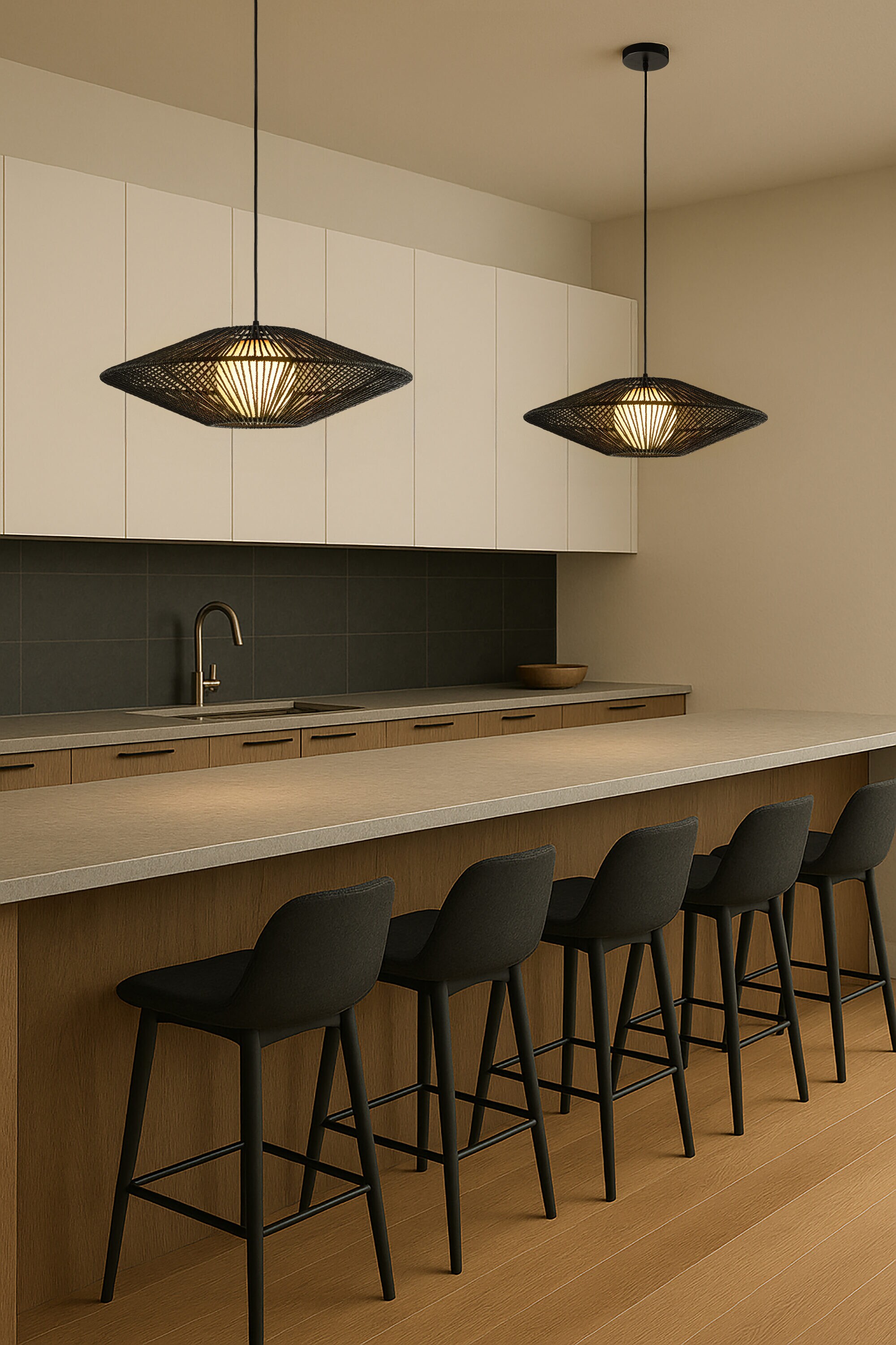 AloaDecor Lighting L7264D58BK12A Pendant-Lights - View #10