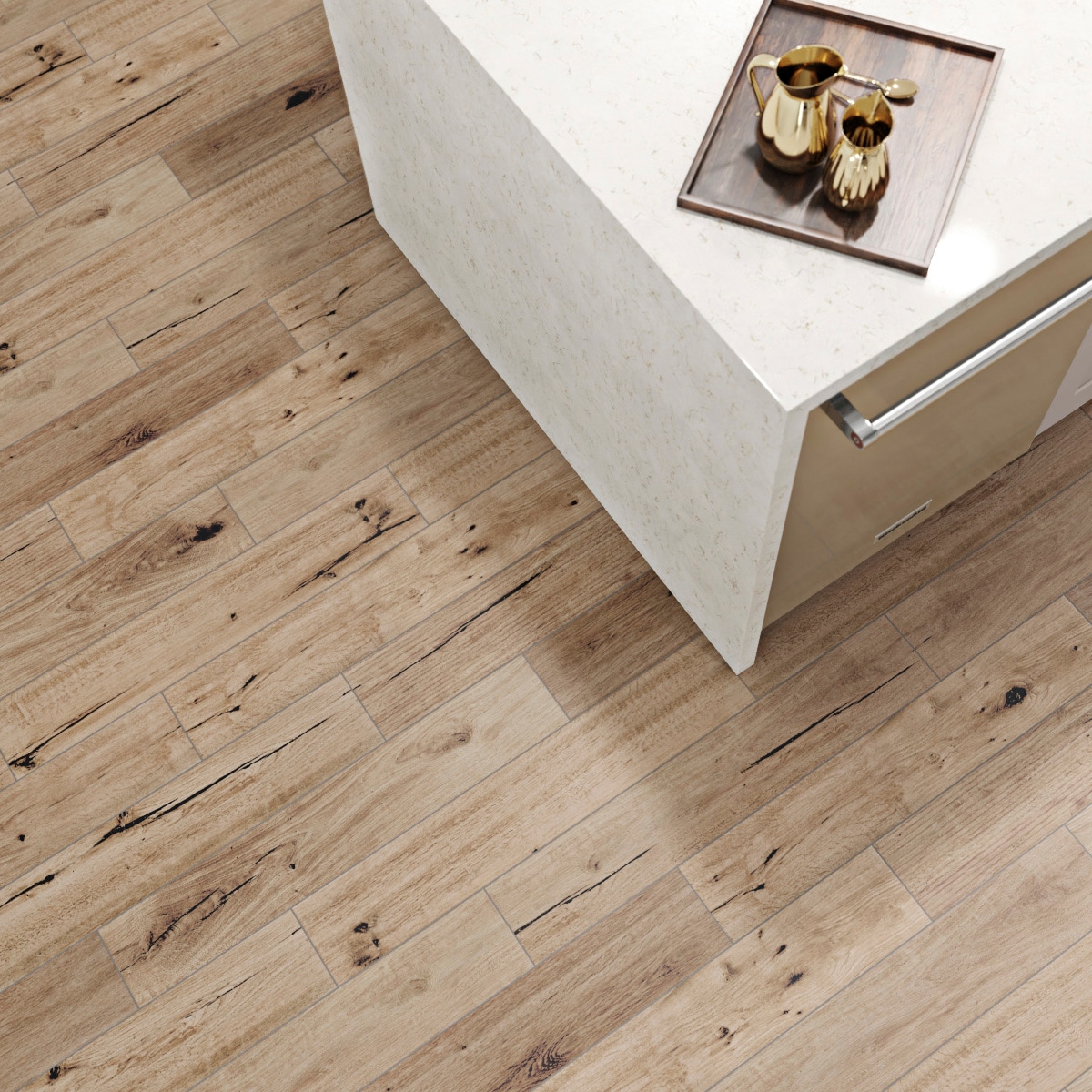 Wood-effect tiles: the beauty of natural wood without the upkeep