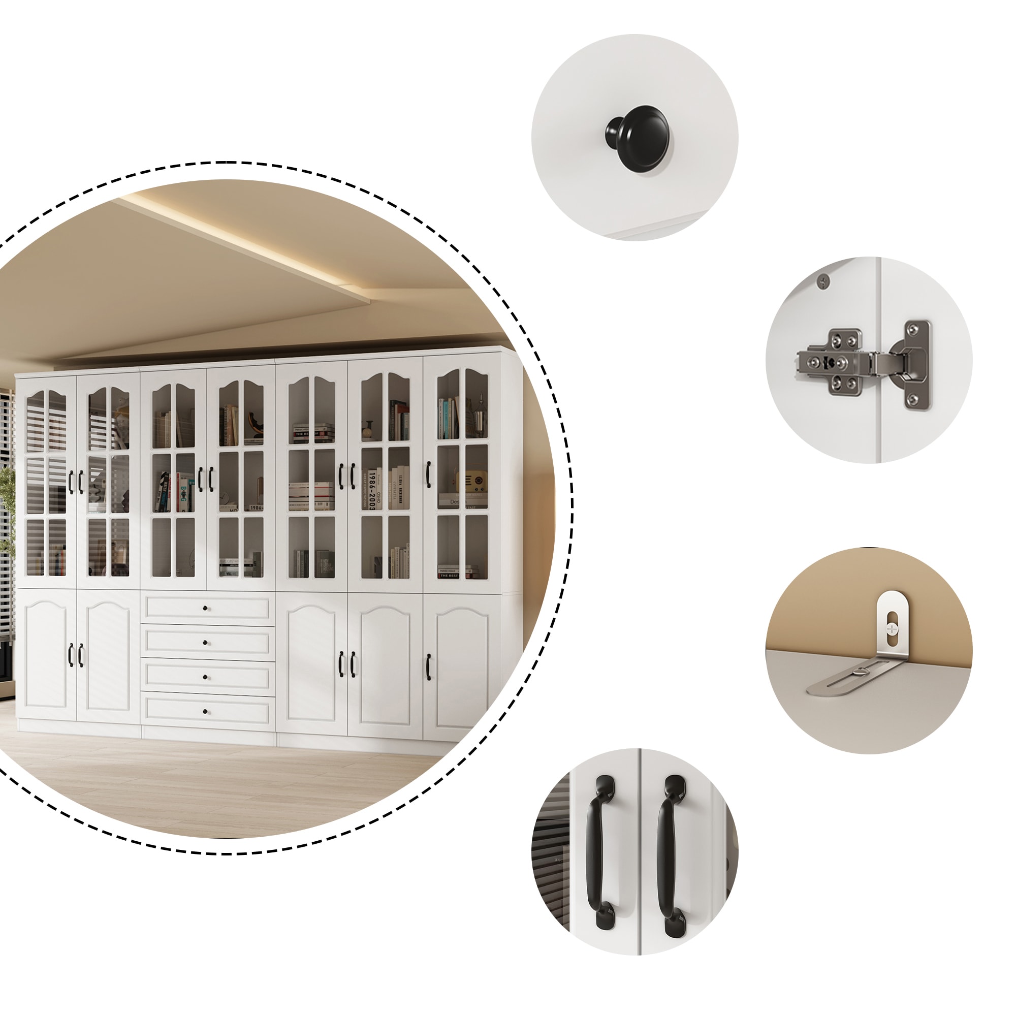 FUFU&GAGA KF020392+393+394 bookcases - View #7
