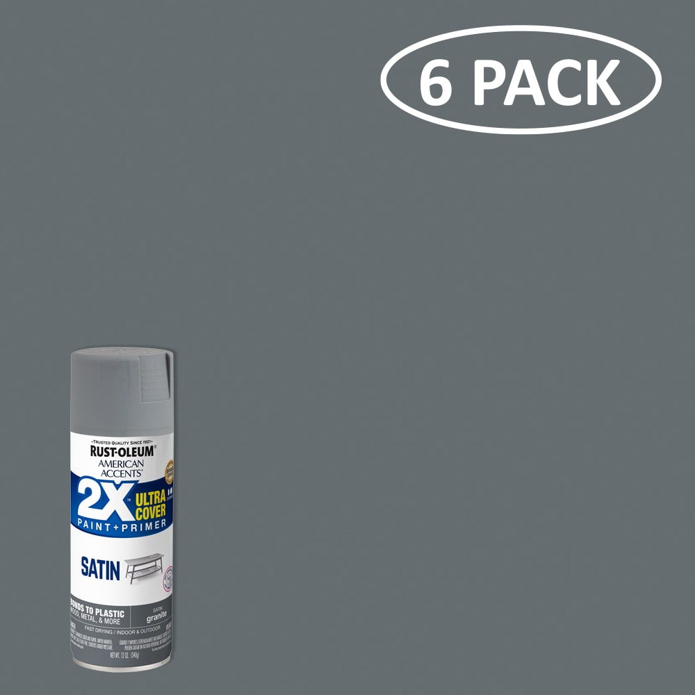 Rust-Oleum 2X Ultra Cover 6-Pack Gloss Silver Metallic Spray Paint