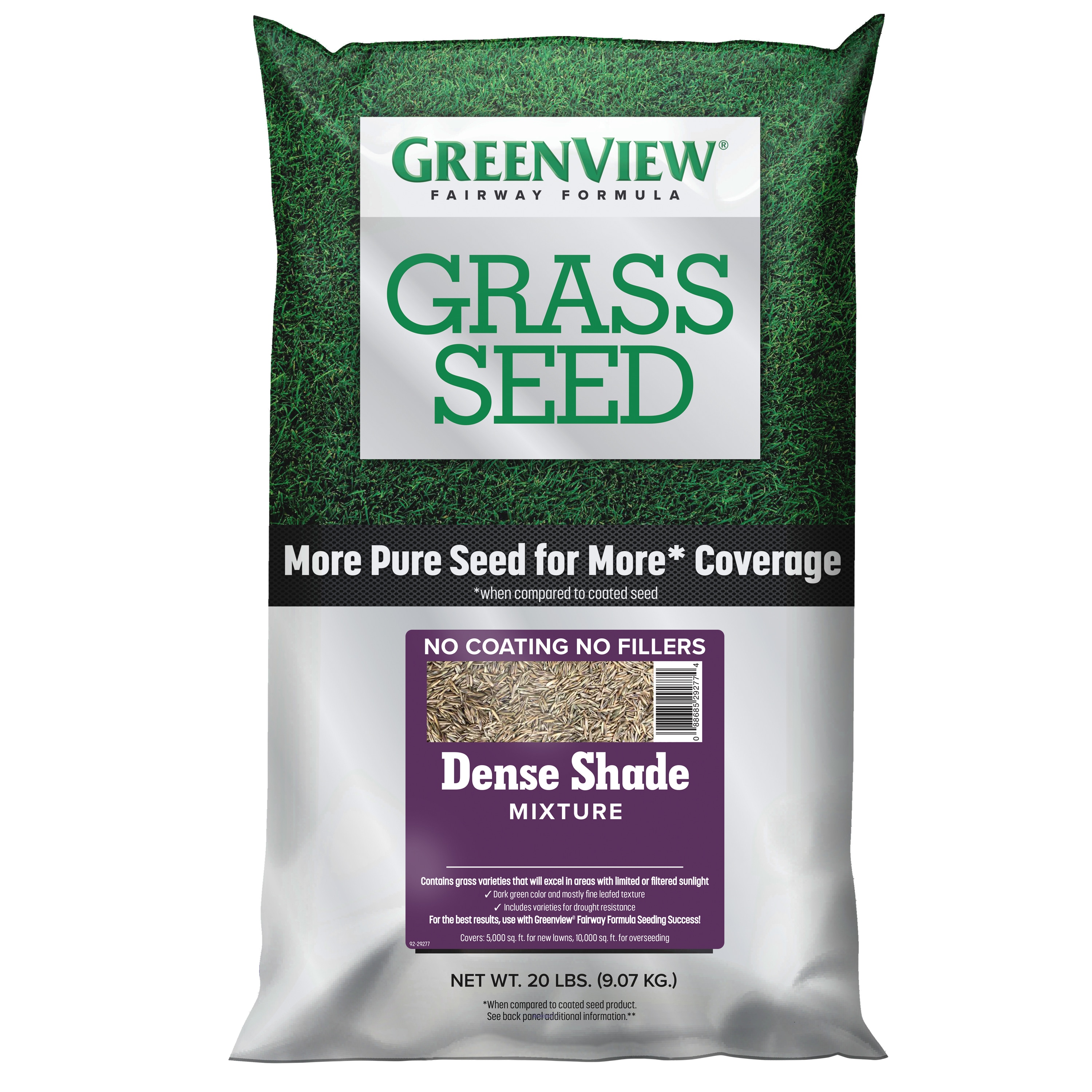 Greenview Fairway Formula Dense Shade 20-lb Natural Mixture Grass 