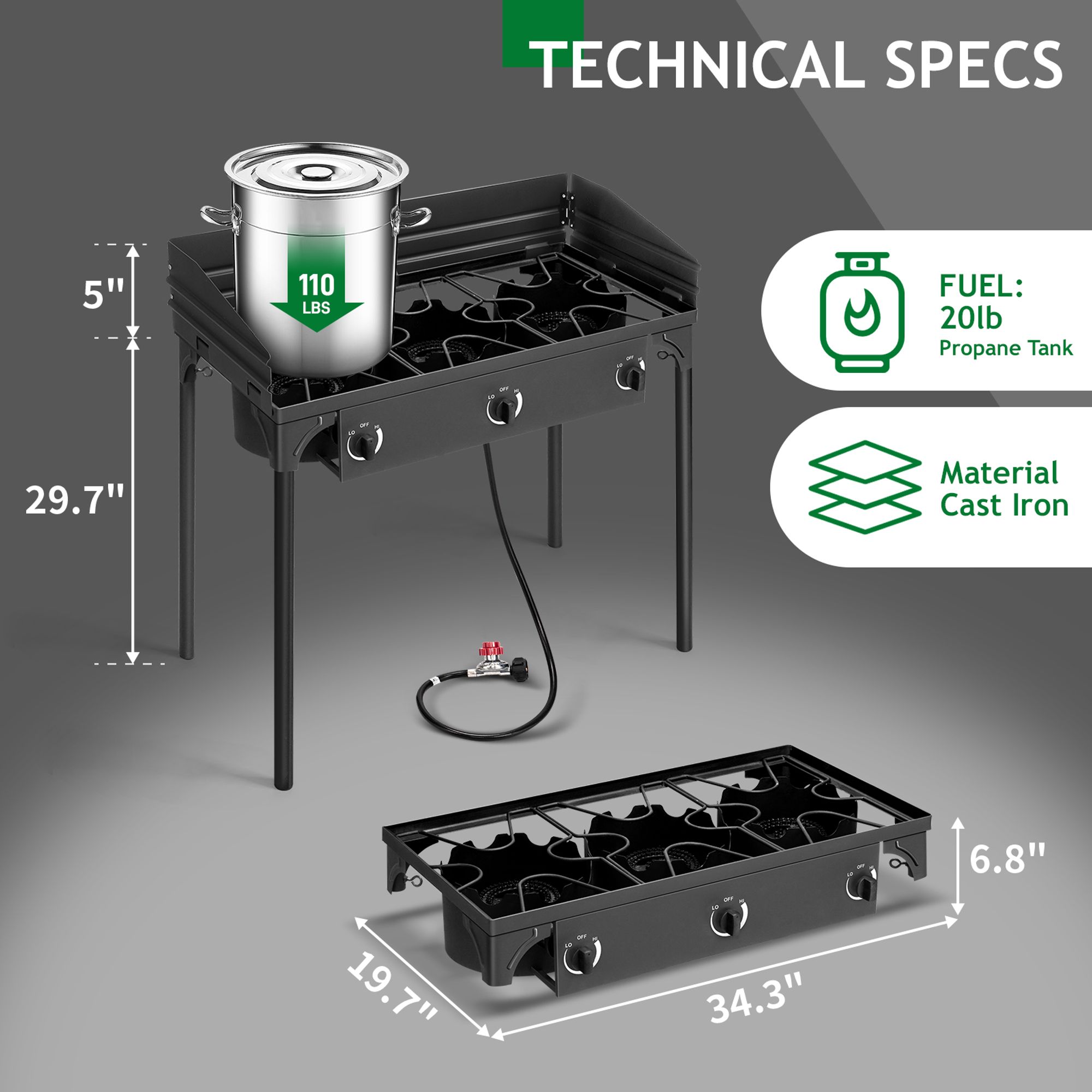 Winado G57000562 Outdoor-Burners-Stoves - View #3