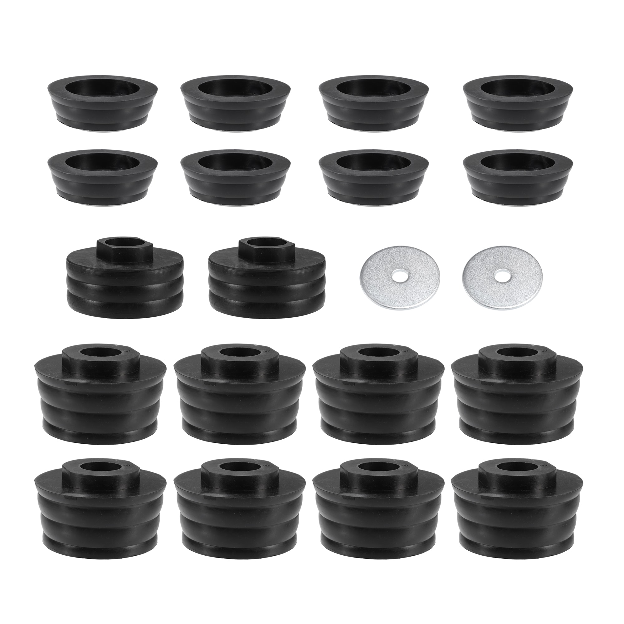Unique Bargains 1pc Body Mount Bushing Kit for Ford F250 F350 Super Duty 1999-2018 Body Cab Mounts and Washers