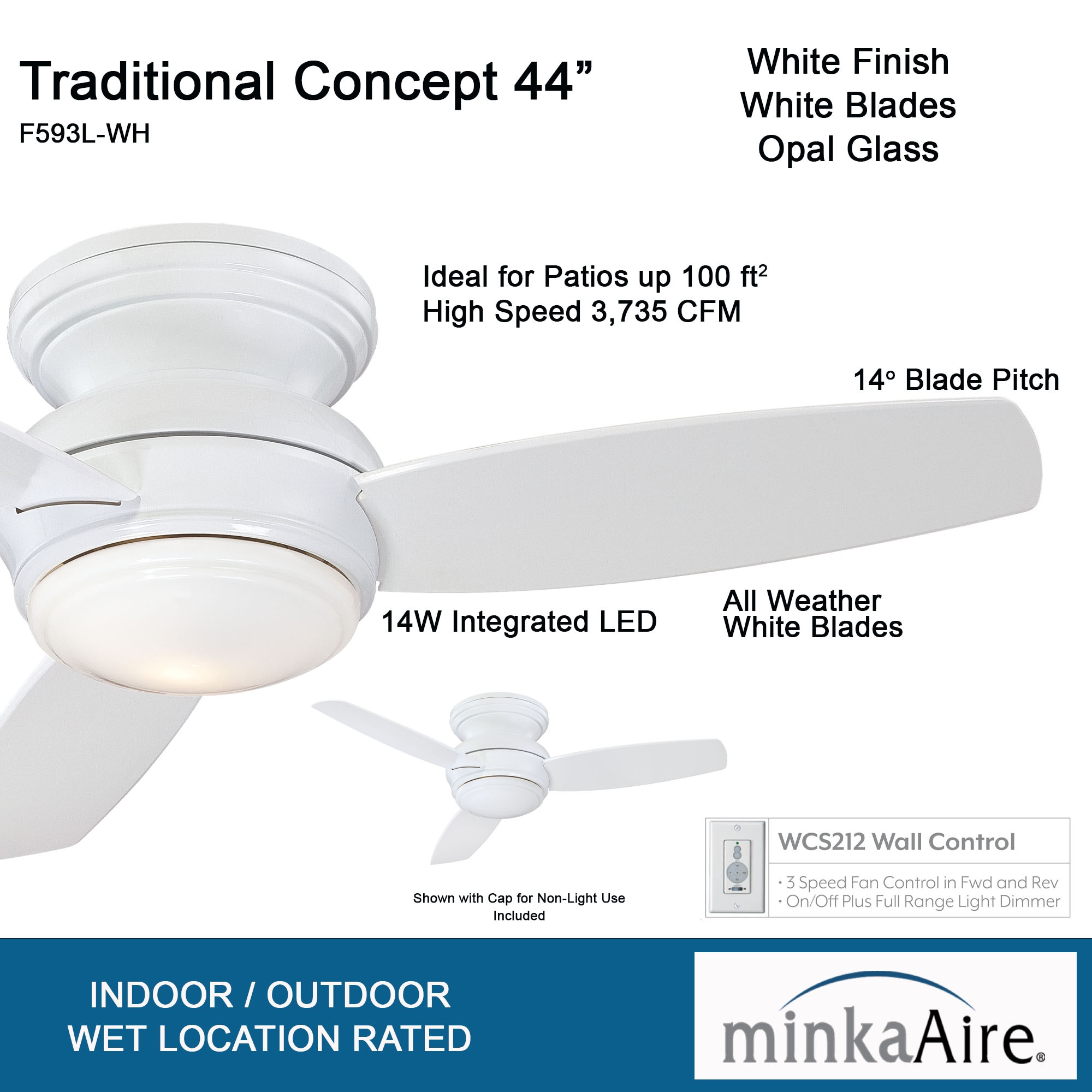 Minka Aire F593L-WH Ceiling-Fans - View #15