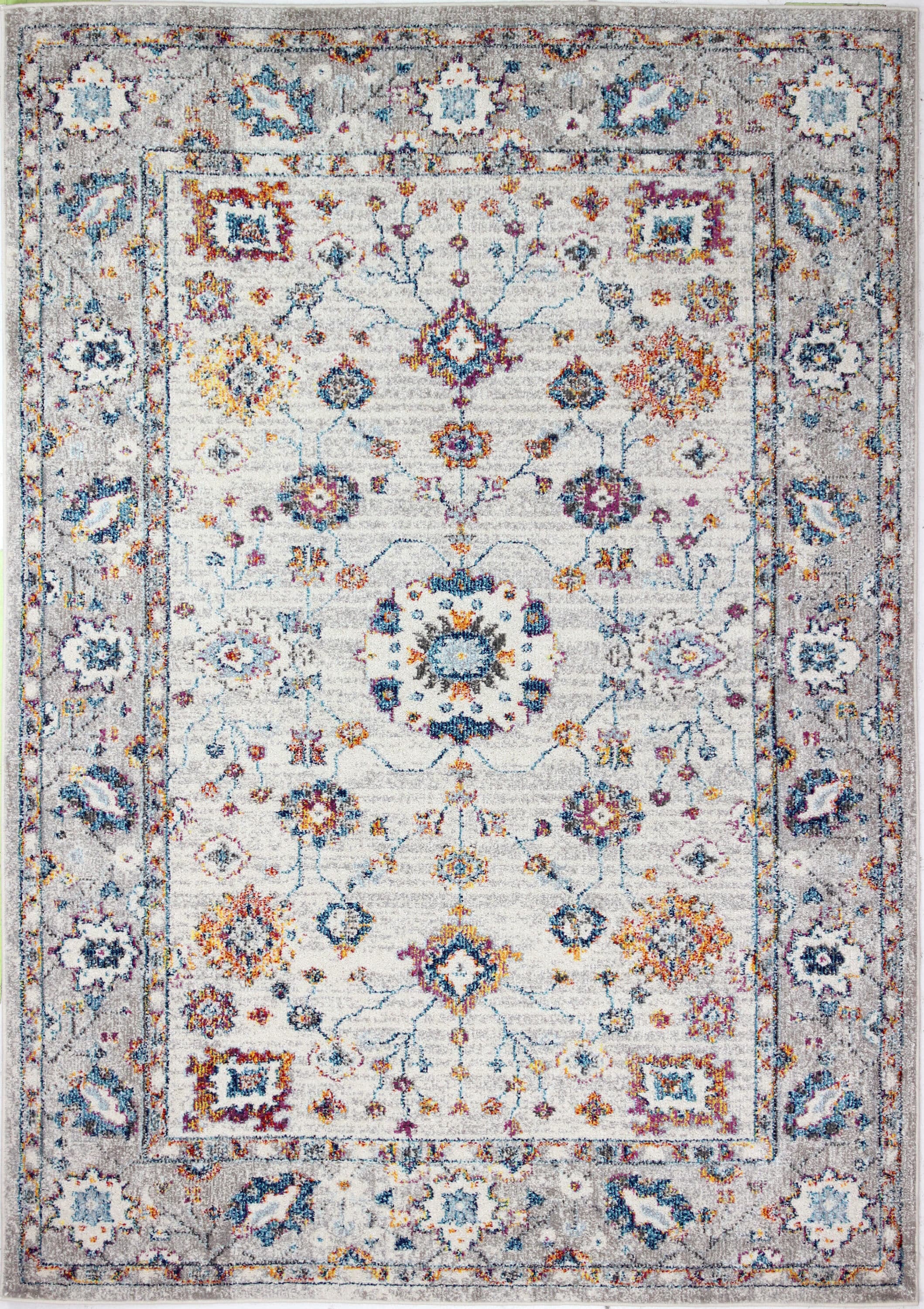 Bashian 649652297446 4 X 6 (ft) Ivory Indoor Floral/Botanical Oriental Area Rug