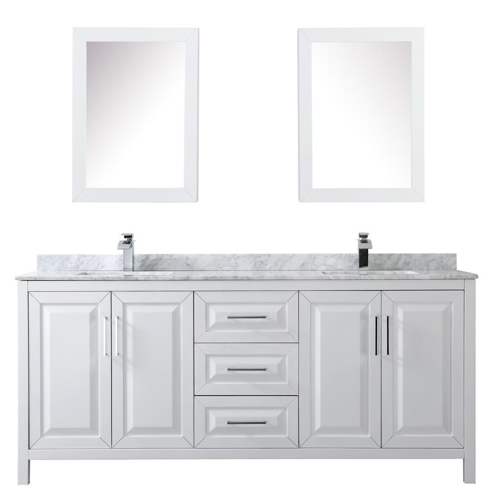 Wyndham Collection WCV252580DWHCMUNSMED Bath-Vanity-Combo - View #3
