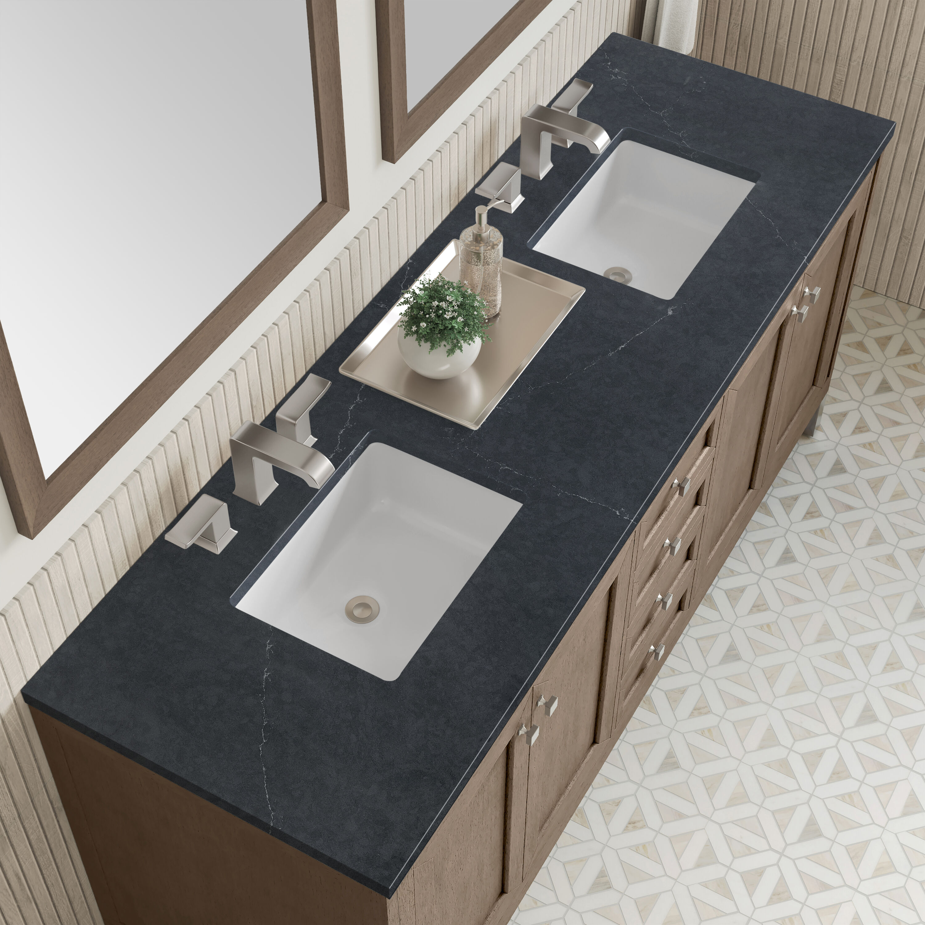 James Martin Vanities 305-V72-WWW-3CSP Bath-Vanity-Combo - View #9
