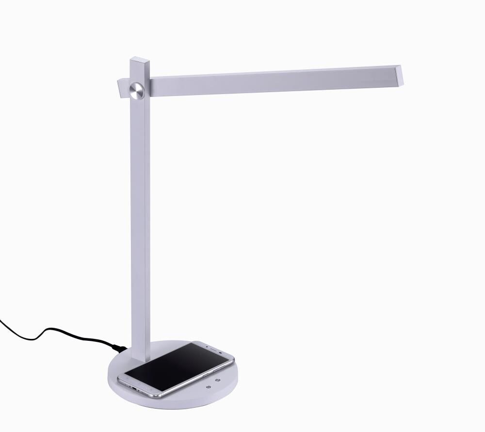 BLACK+DECKER Pure optics 16-in Adjustable White Touch Desk Lamp with ...