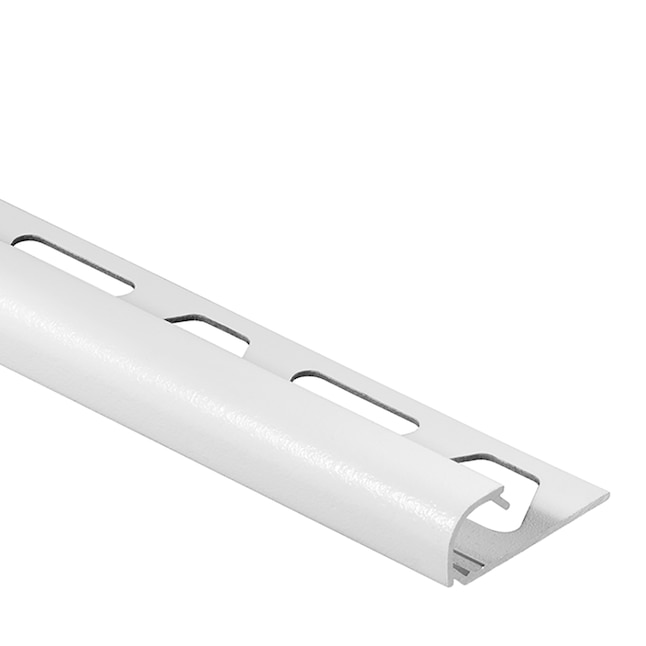 Schluter Systems Rondec 0.25-in W x 98.5-in L Black Color-coated Aluminum Bullnose Tile Edge Trim Schluter Systems Rondec 0.25-in W x 98.5-in L Black Color-coated Aluminum Bullnose Tile Edge Trim