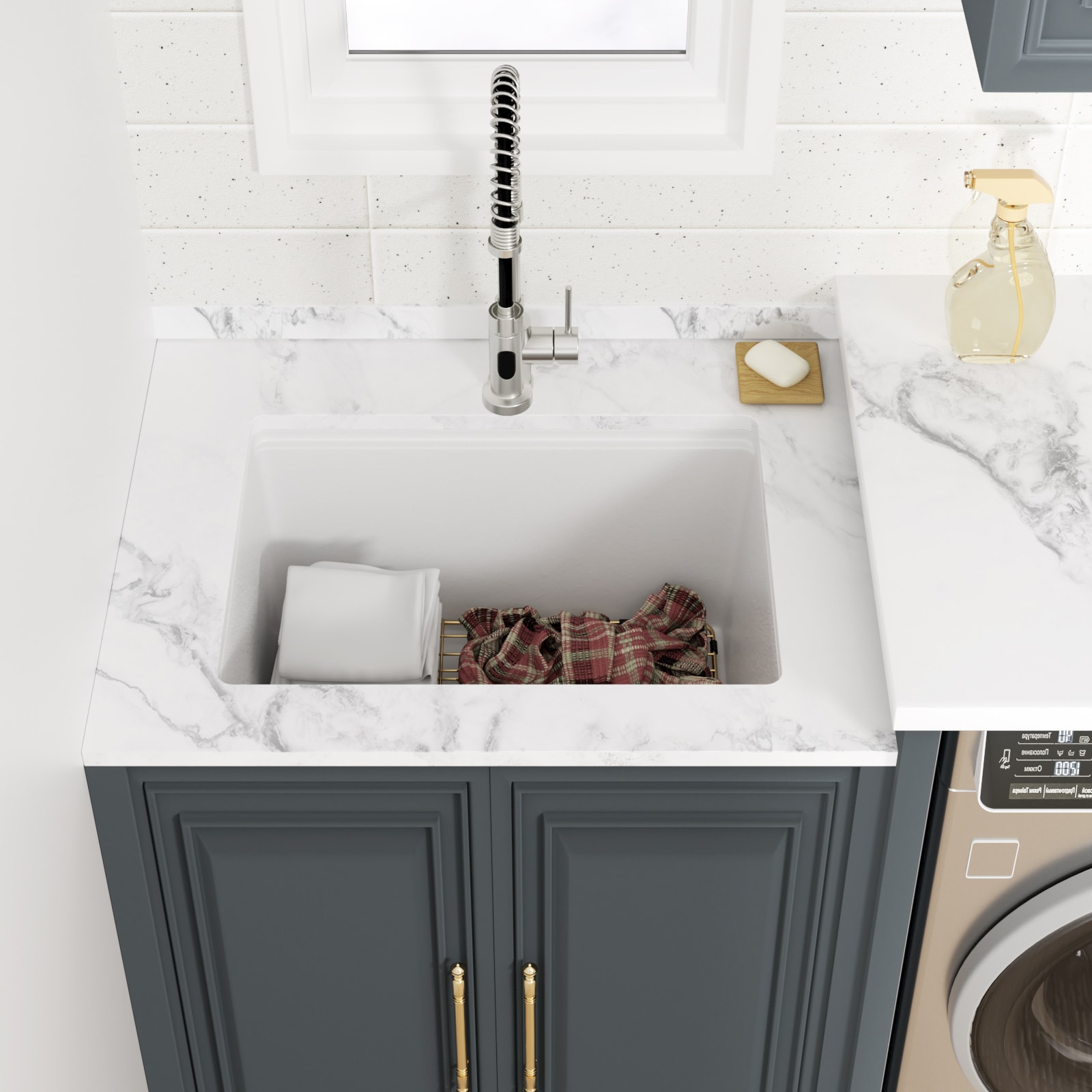 Lordear LD-QZUW24S Laundry-Tubs-Utility-Sinks - View #3