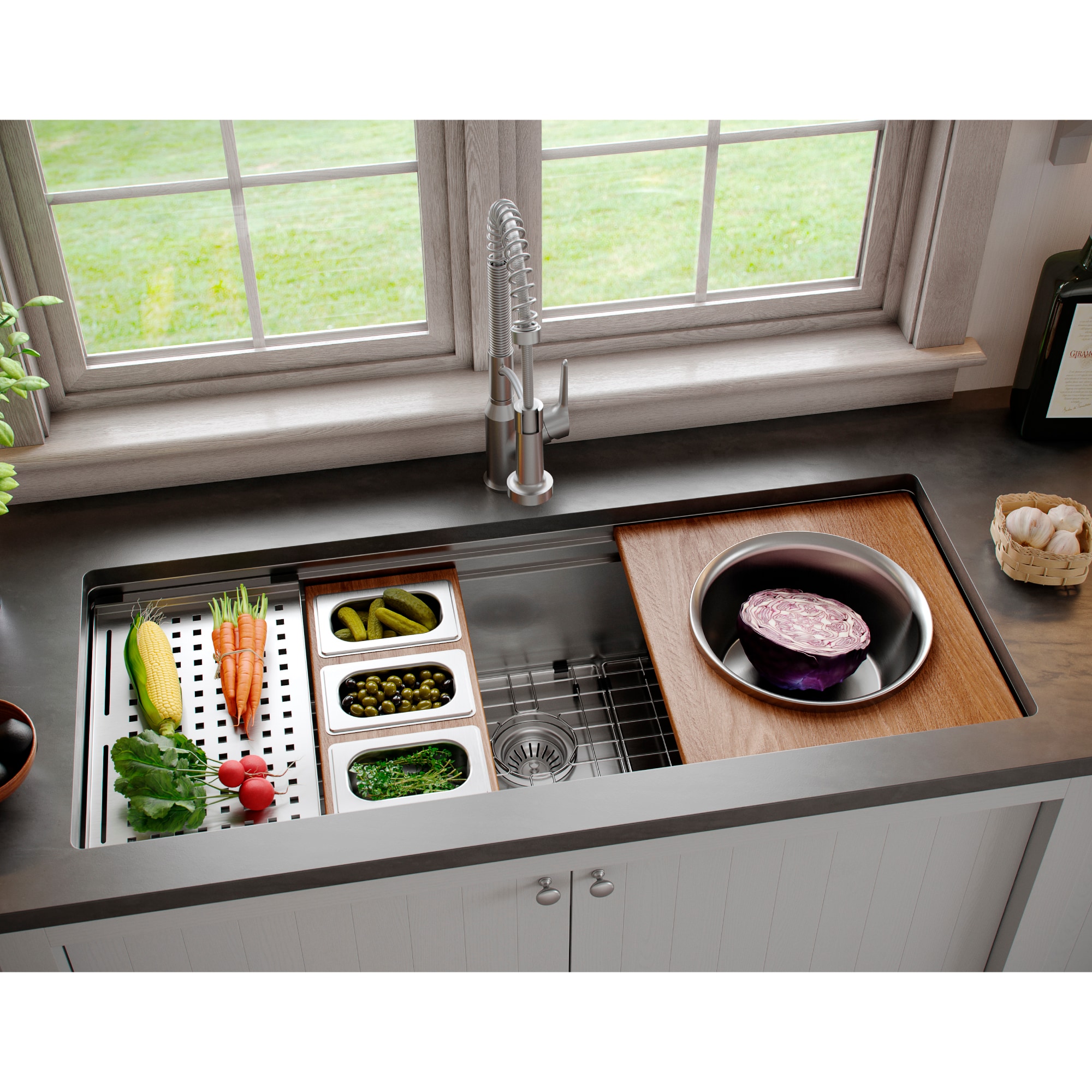 Karran WS-100-PK1 Kitchen-Sinks - View #4