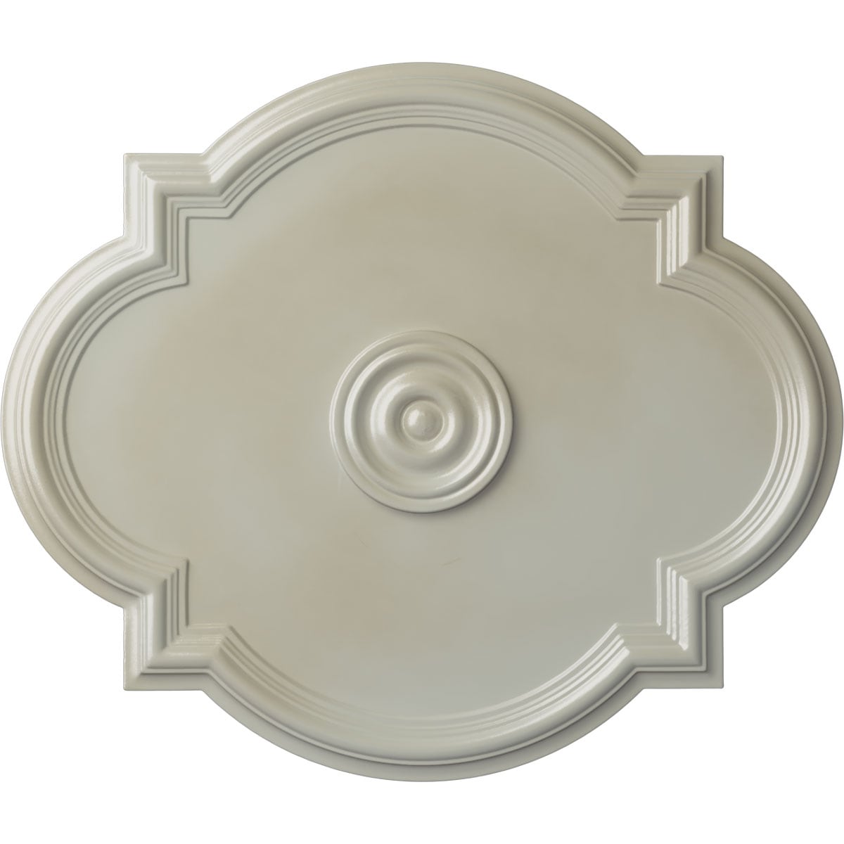 Ekena Millwork CM24WAFBS Waltz 20.5-in W x 24-in L Painted Flash Blue Polyurethane Whole Ceiling Medallion