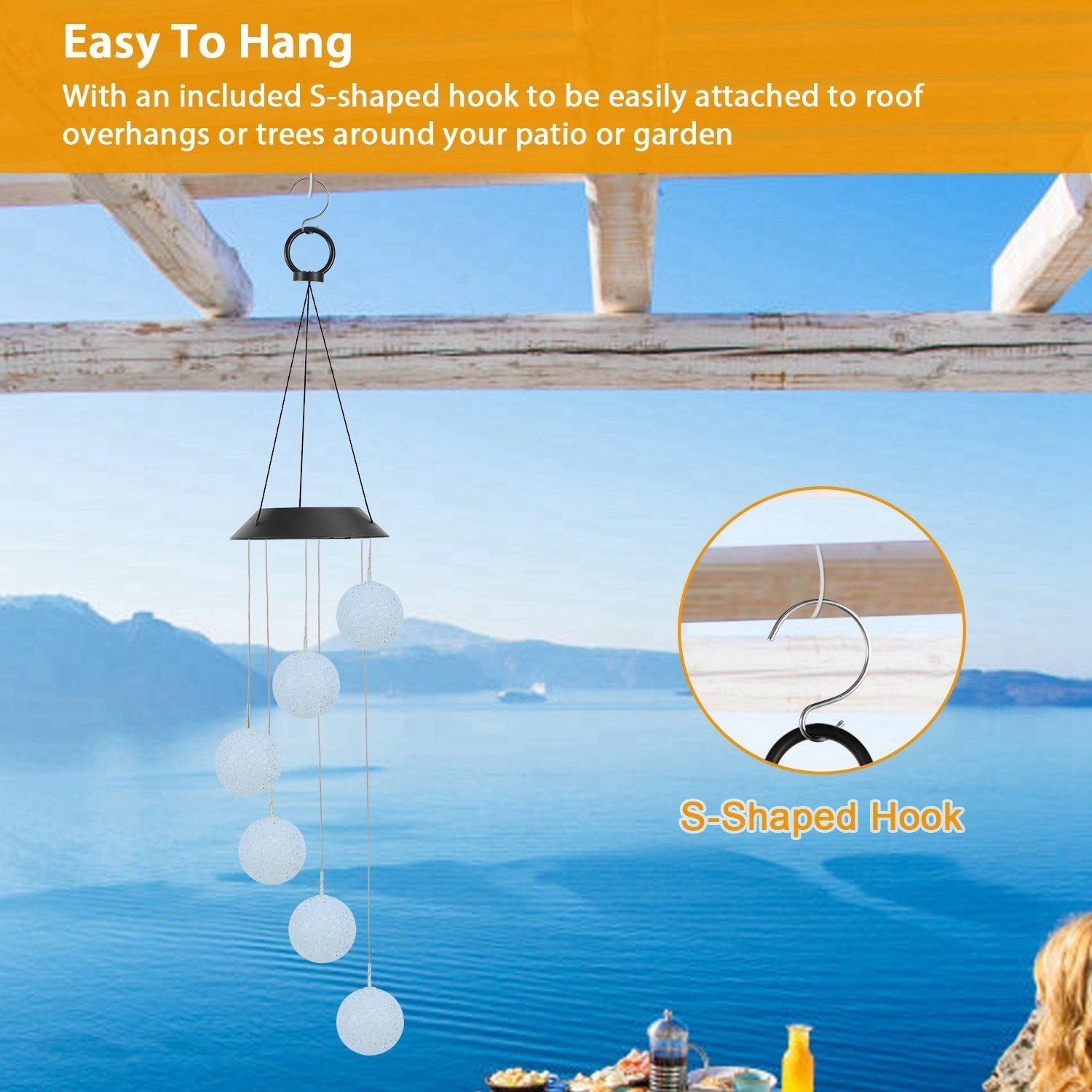 AHIOU HOME ZAAHD-HP34IGWC Wind-Chimes - View #5