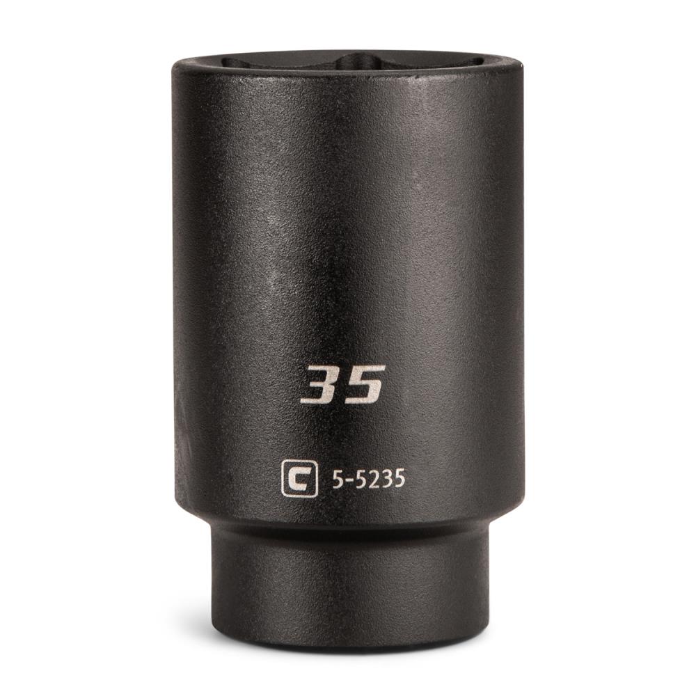 Capri Tools CP55235 Metric 1/2-in Drive 35mm 6-point Impact Socket Individual