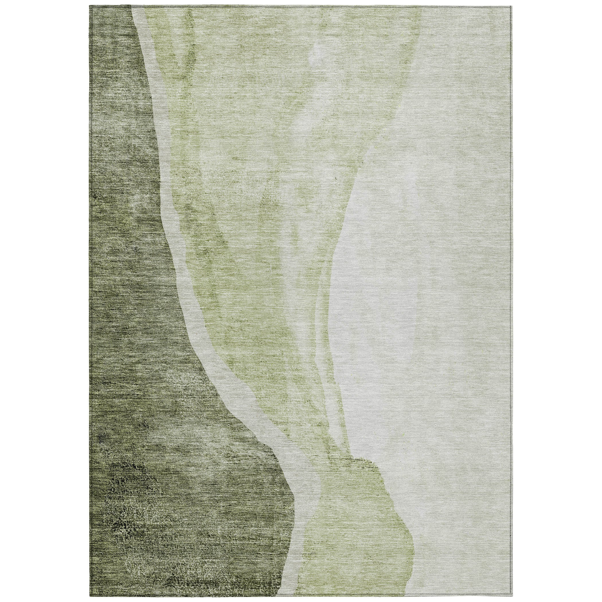 Addison Rugs ACN667OL9X12 Chantille ACN667OL 9 x 12 (ft) Polyester Olive Rectangular Indoor/Outdoor Geometric Machine washable Area rug