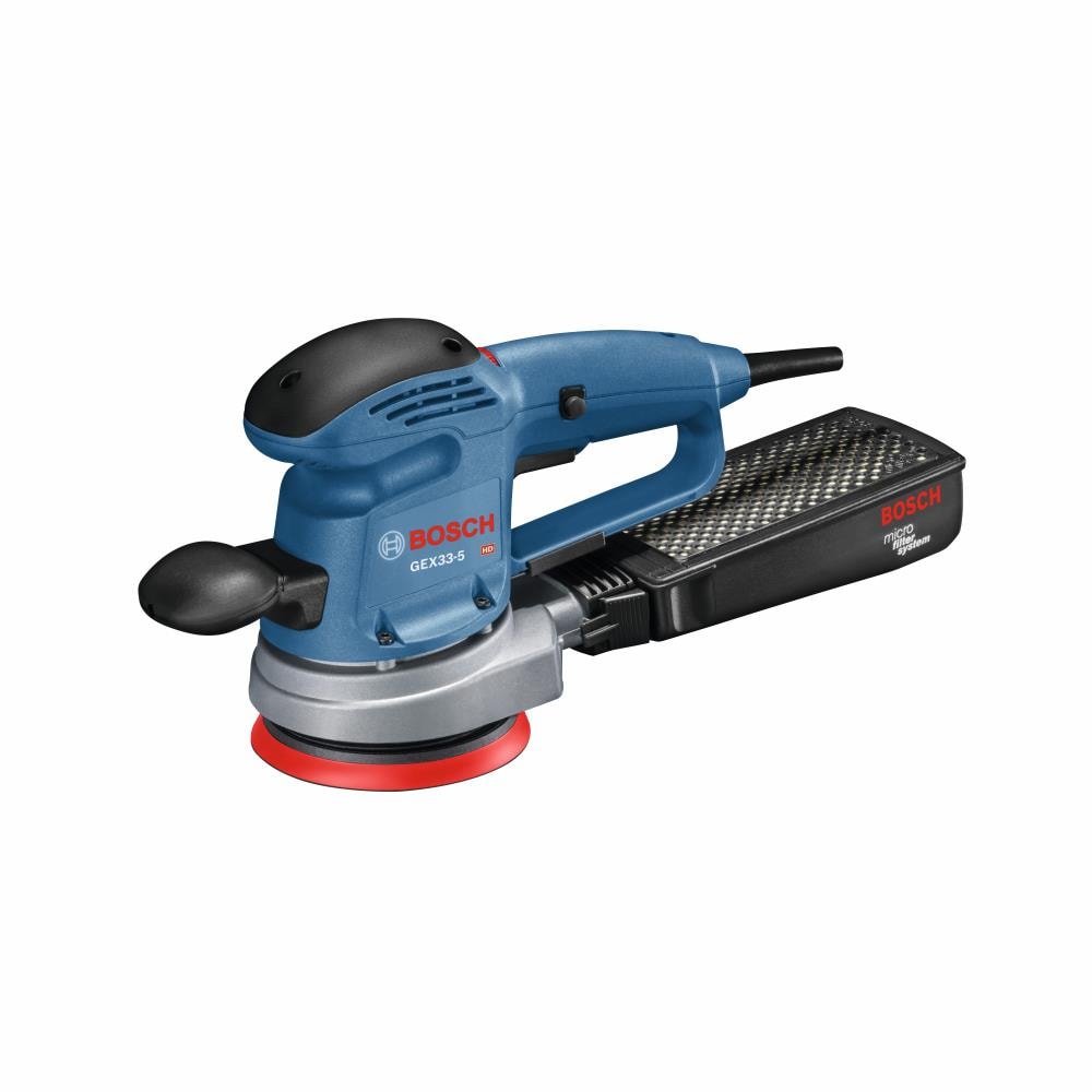 Bosch GEX33-5N 120 Volts 3.3-Amp Variable Random Orbital Corded Sander with Dust Management