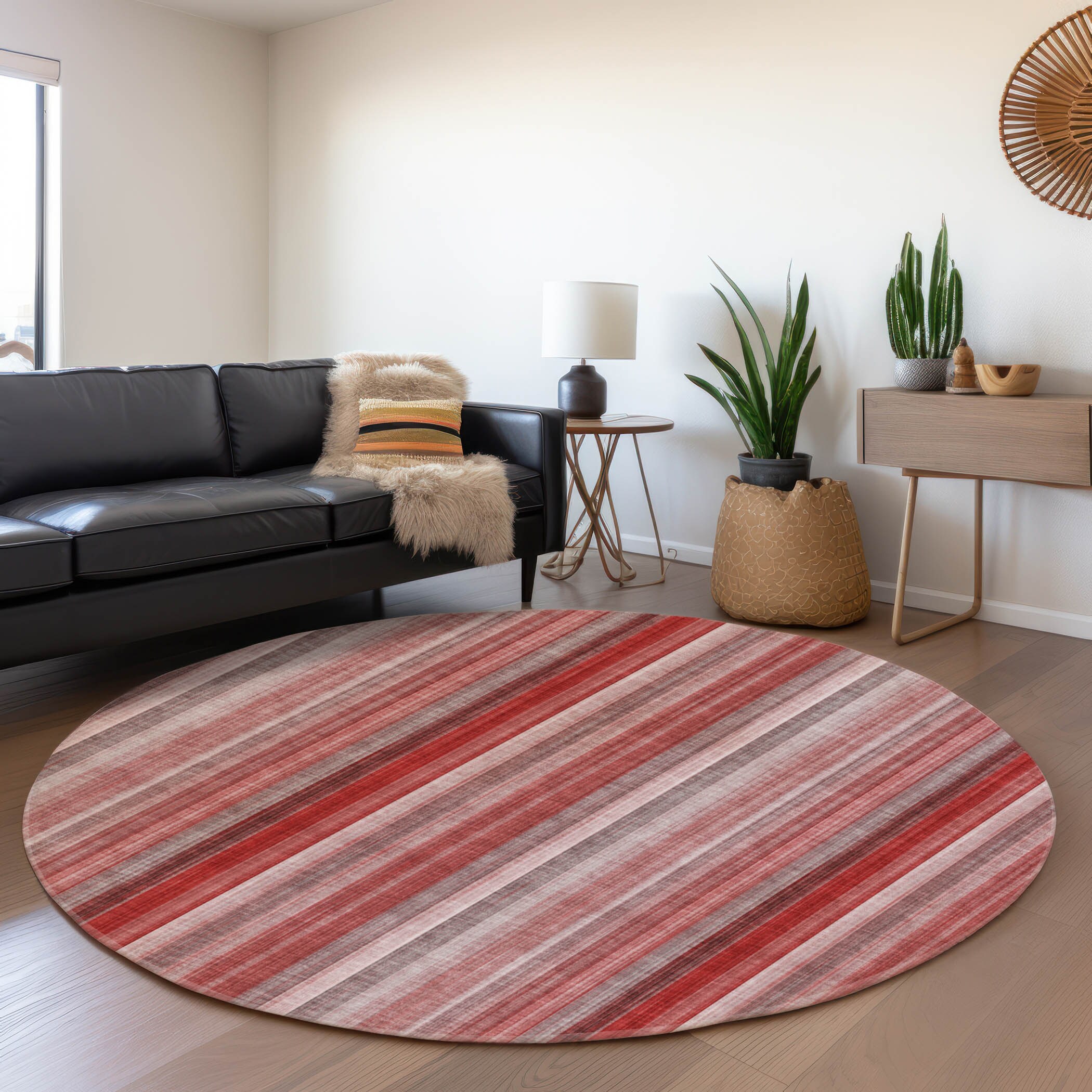 Addison Rugs AMF530BG5X8 Mayfield AMF530BG 5 x 7 (ft) Loomed Polyester Beige Rectangular Indoor Geometric Machine washable Area rug