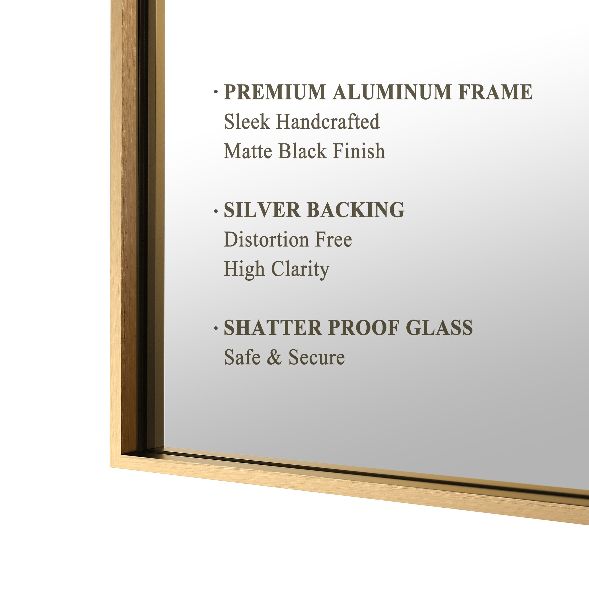 GETLEDEL MR-2512BS Framed-Bath-Mirrors - View #7