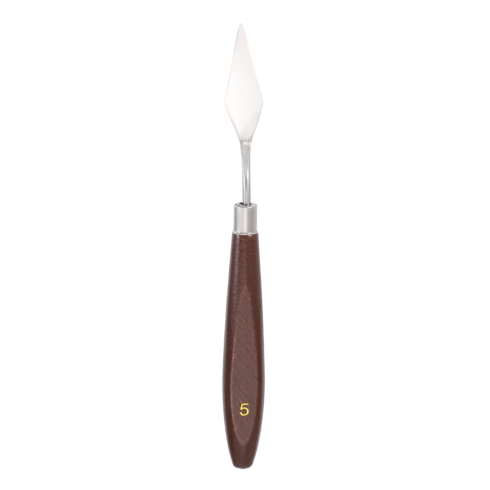 Unique Bargains - #5 Palette Knives 15mm Width Stainless Steel Spatula Painting Pallet Knife with...