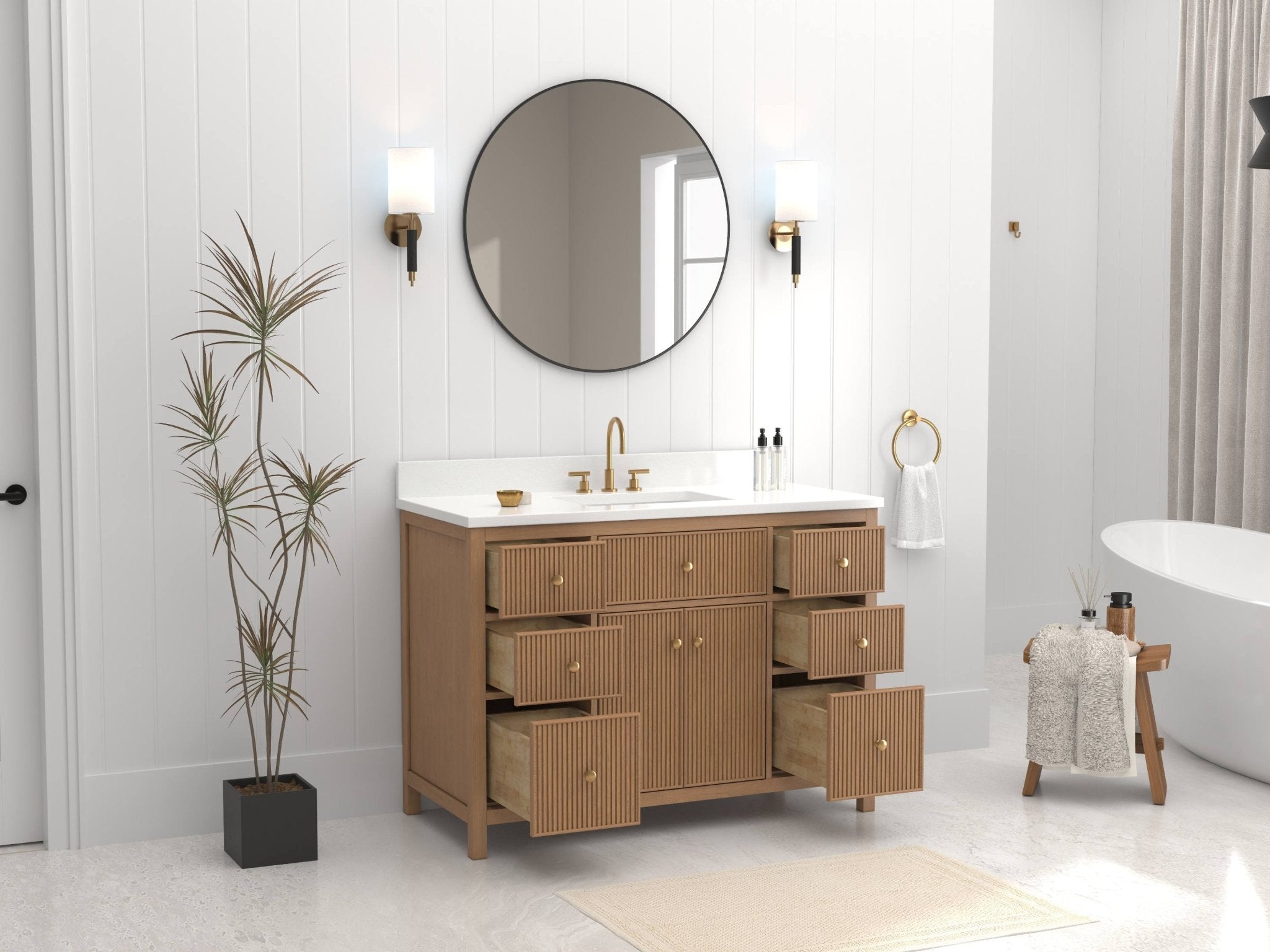 Benton Collection GD-5048WD-48 Bath-Vanity-Combo - View #5
