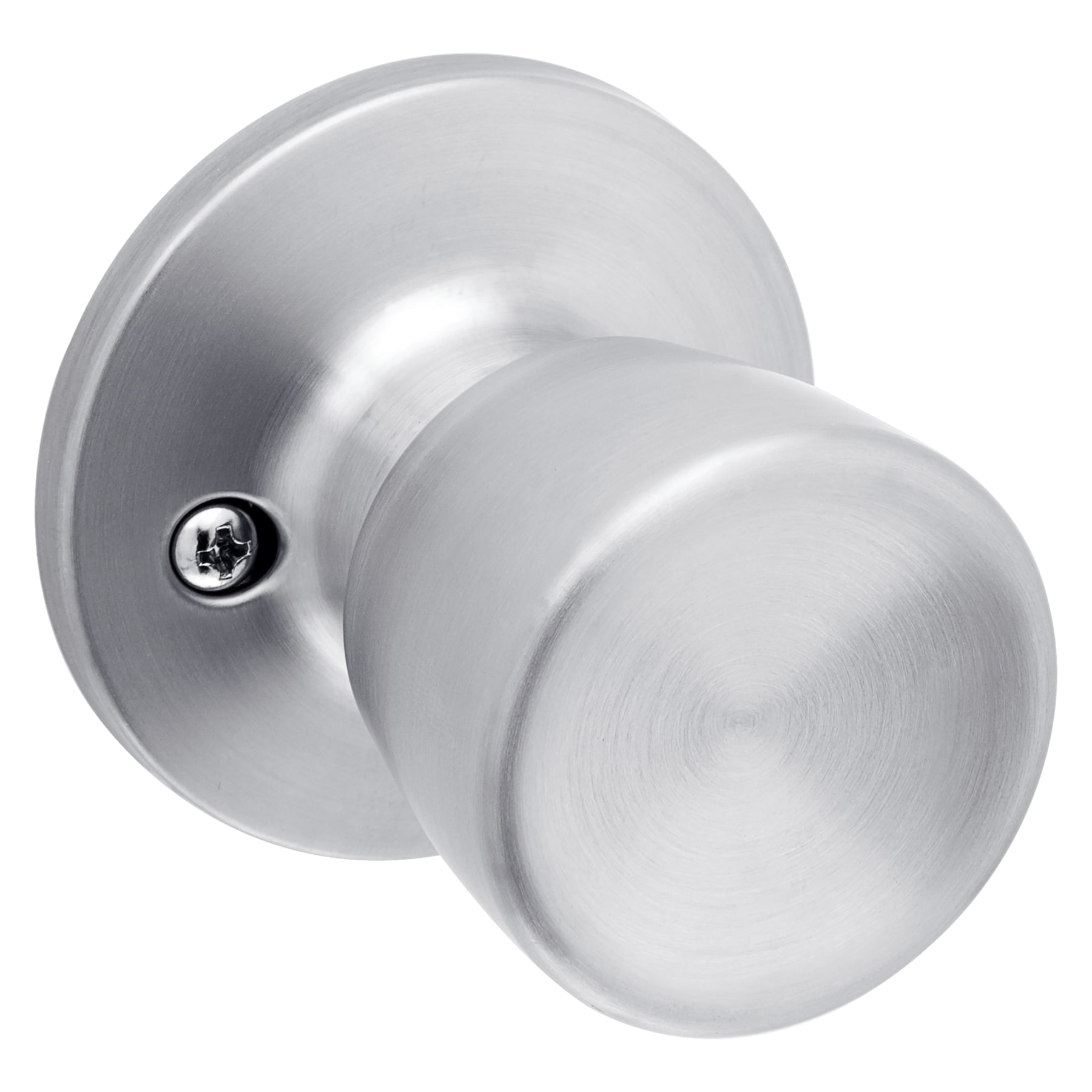 Mobile Home Door knob Lock/Privacy Model Interior Door knobs keyless for  Bedroom and Bathroom/Stainless Steel. Door Thickness:1-3/16 to 1-3/4,  Latch fit 2-3/8 Backset 