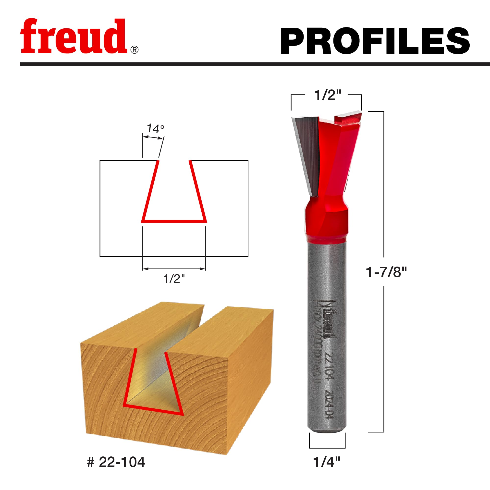 Freud 22-104 Cabinetry-Joinery-Router-Bits - View #2