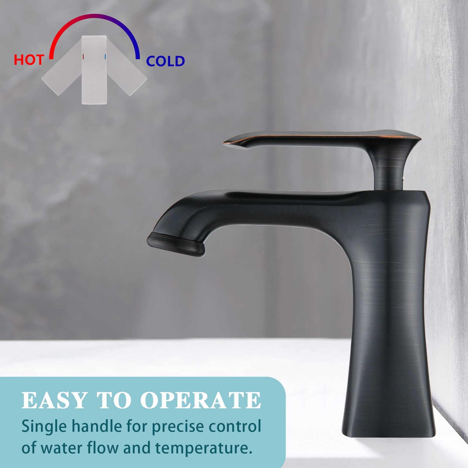 UCLIMAA UCB3581-ORB Lavatory-Faucets - View #4