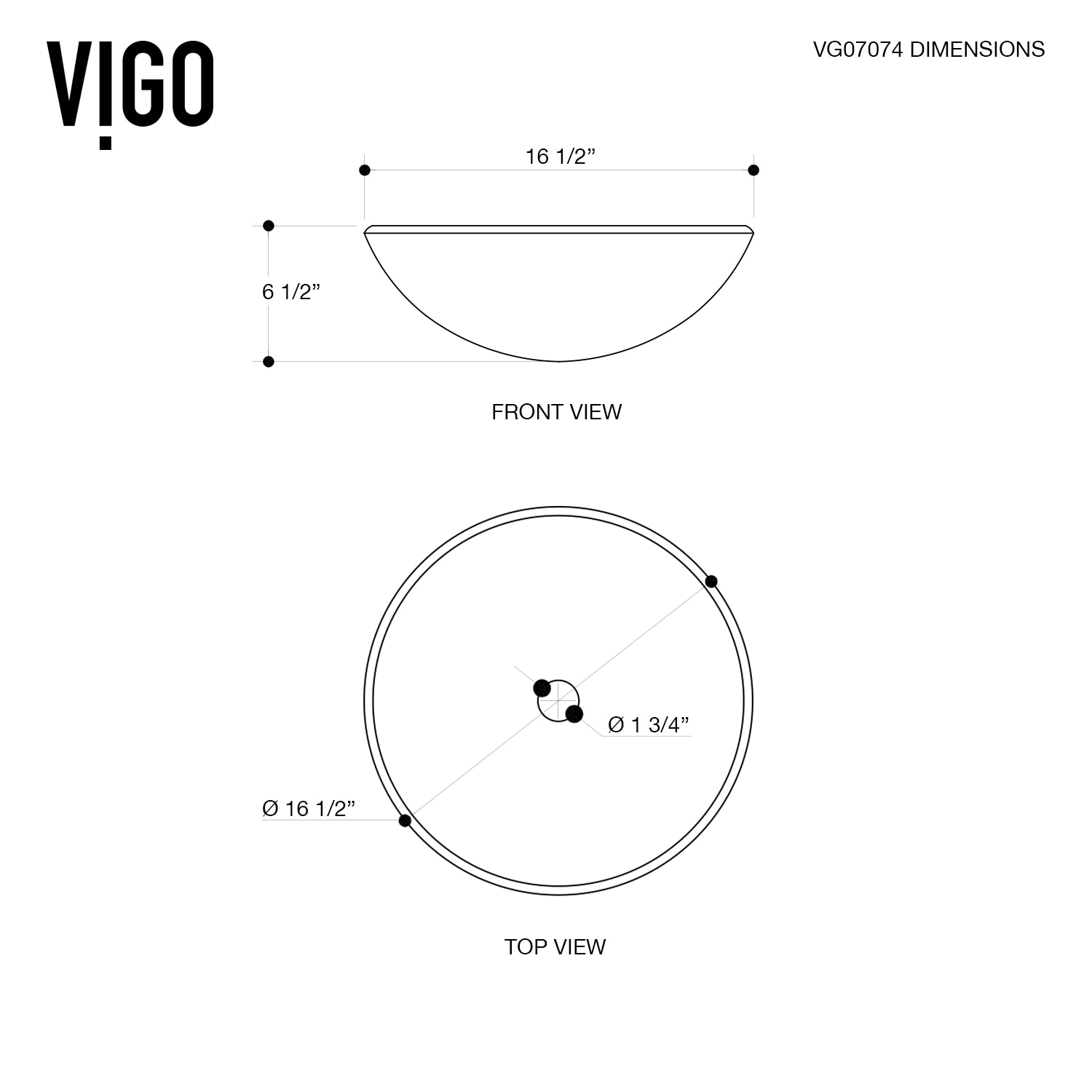 VIGO VGT895 Bath-Sink - View #8