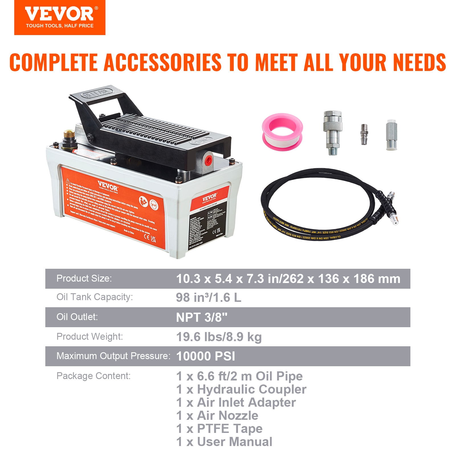 VEVOR HSMJTELECTRIC8F6HV0 pumps - View #8