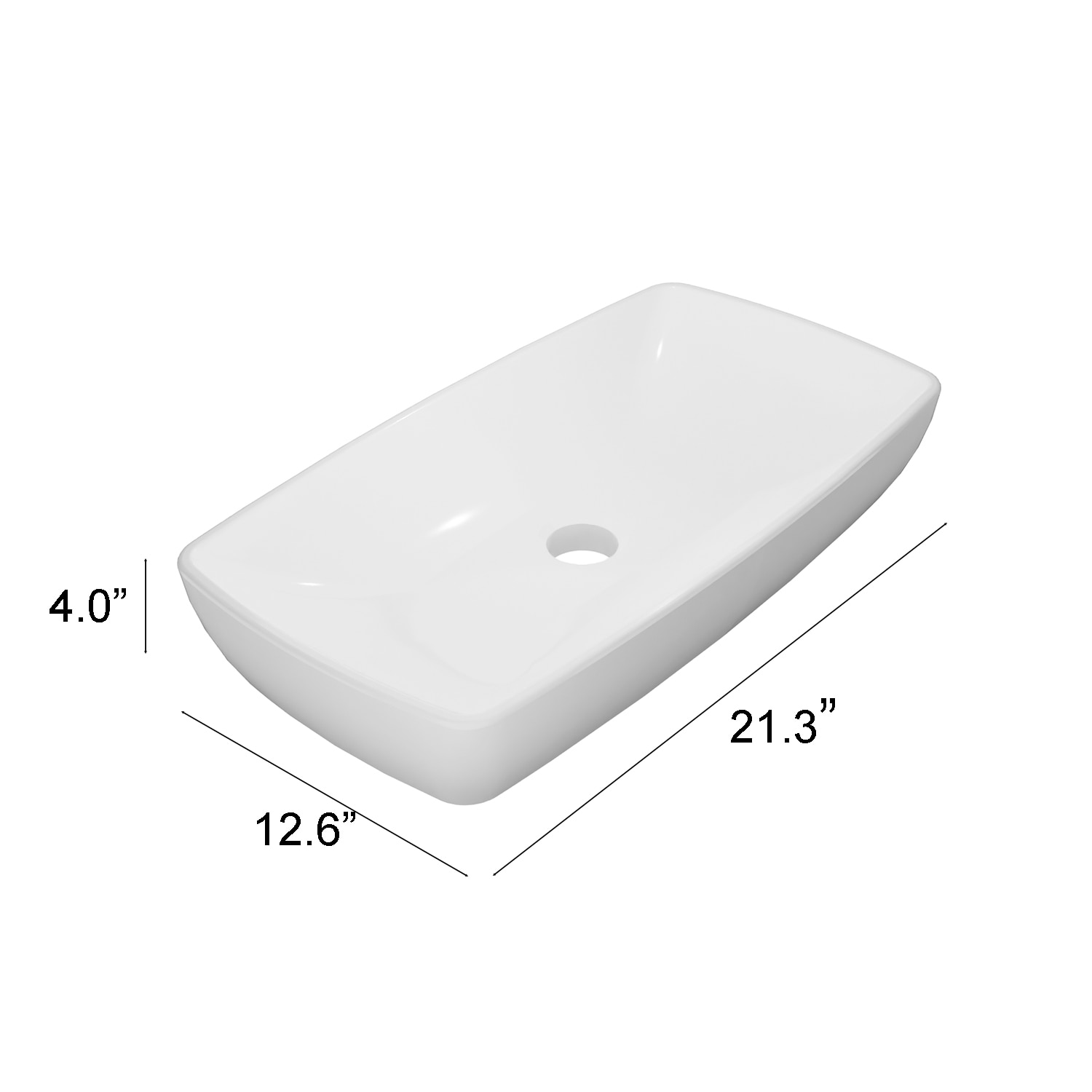 WS Bath Collections H10 WSBC 60U-8108501 Bath-Sink - View #3