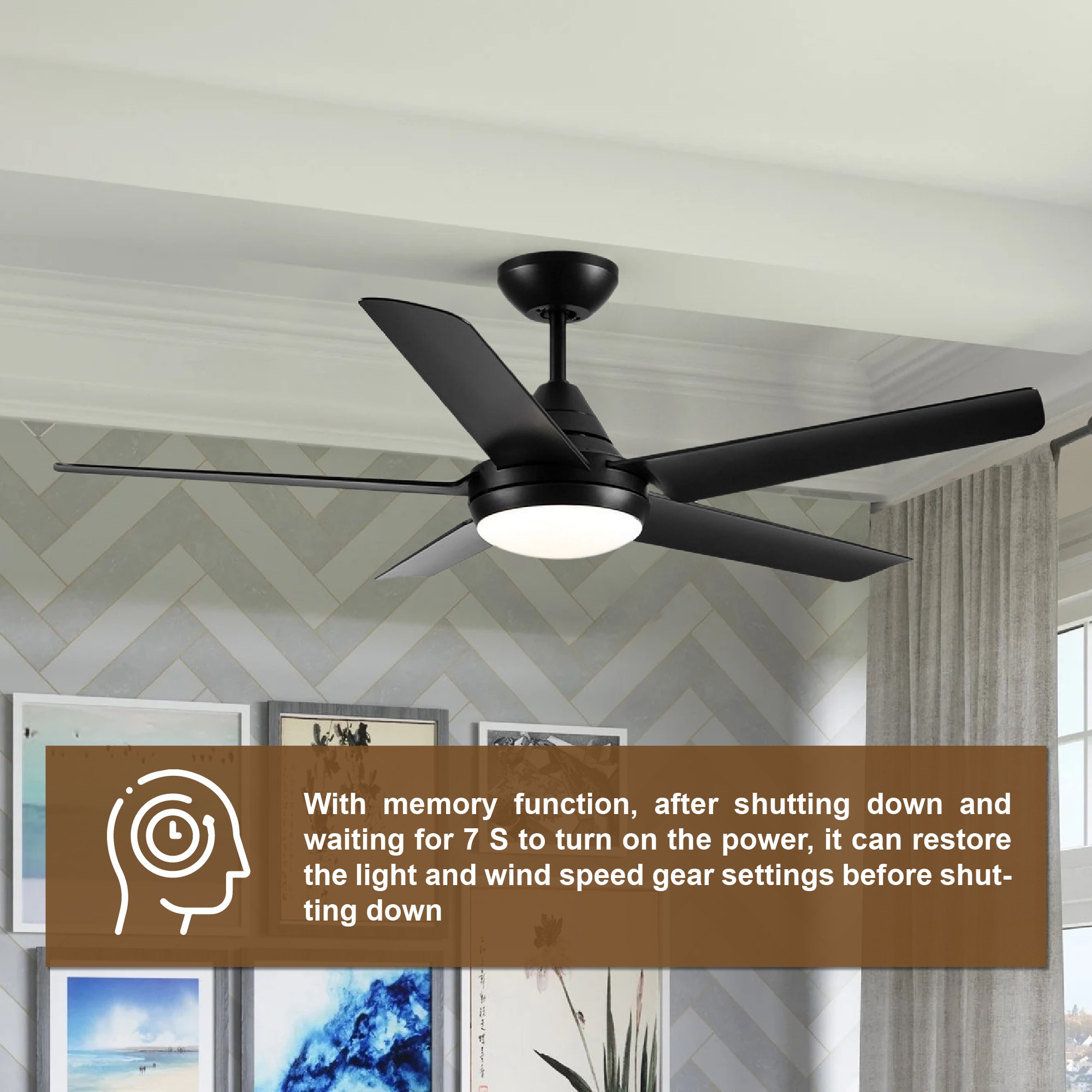WELLFOR AMYU-06 Ceiling-Fans - View #5