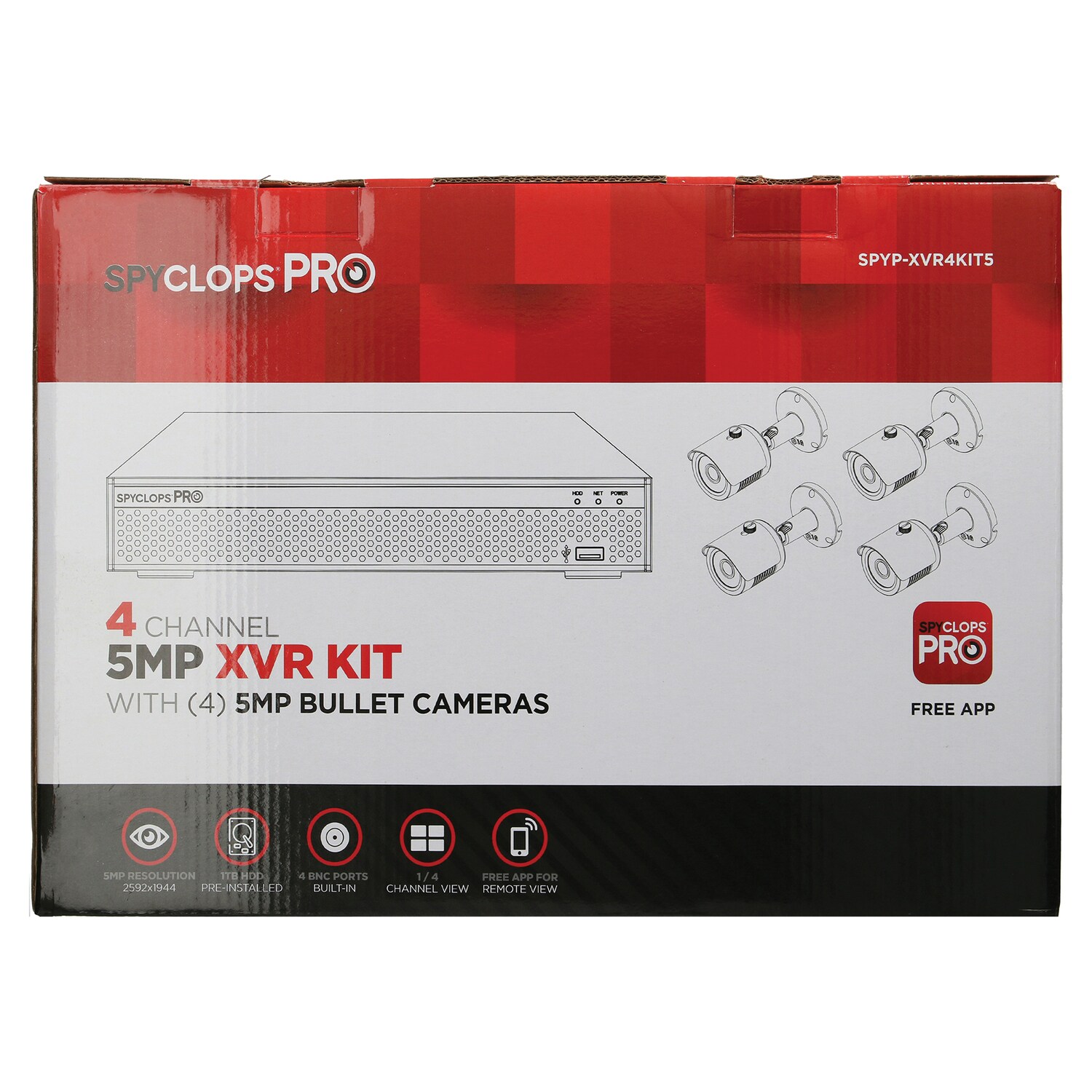 Spyclops SPYPXVR4KIT5 Security-Systems - View #14